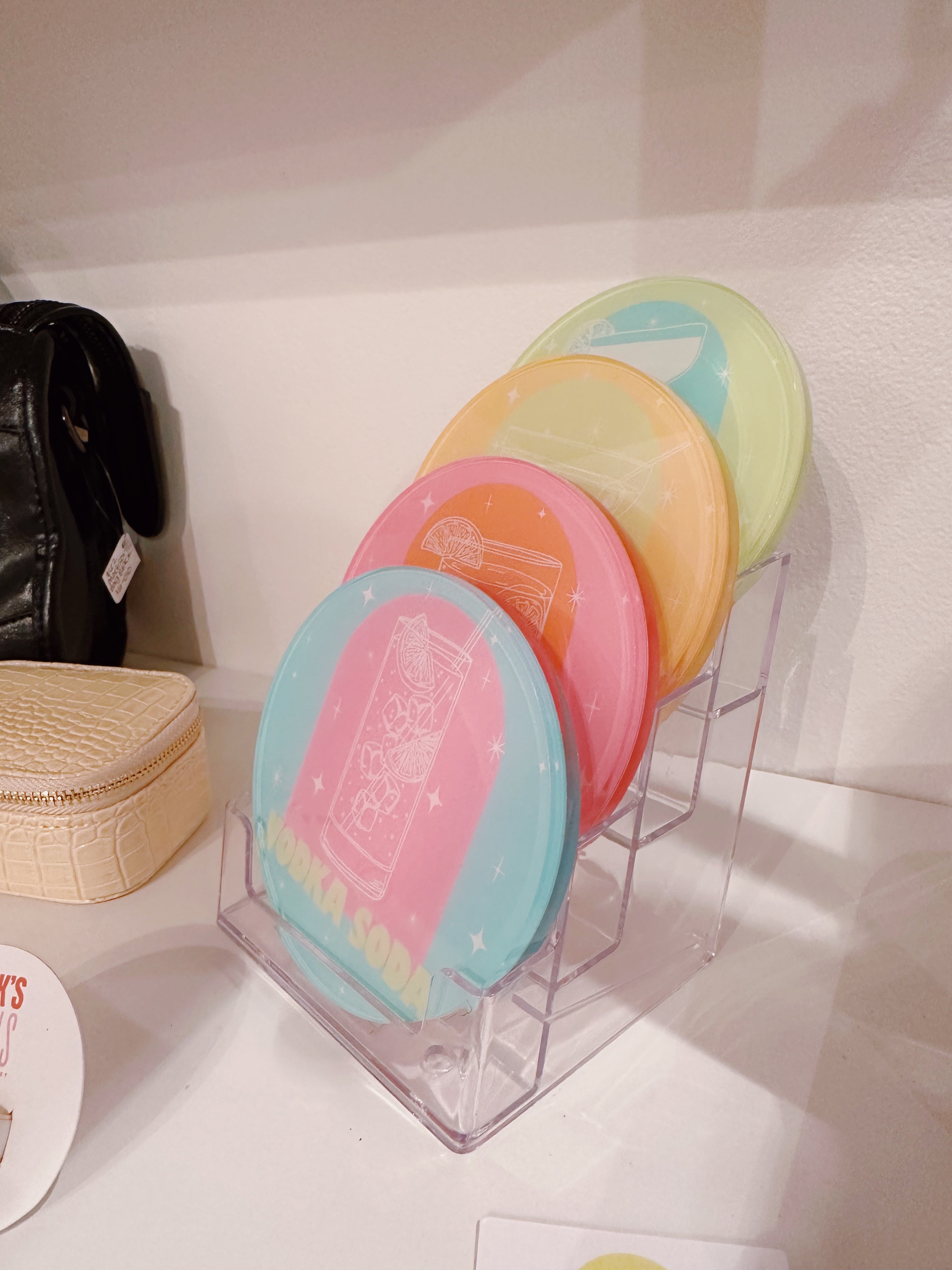 Bottoms Up Coasters - (Set of 4)