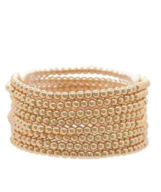 Classic Bead Stack - Gold