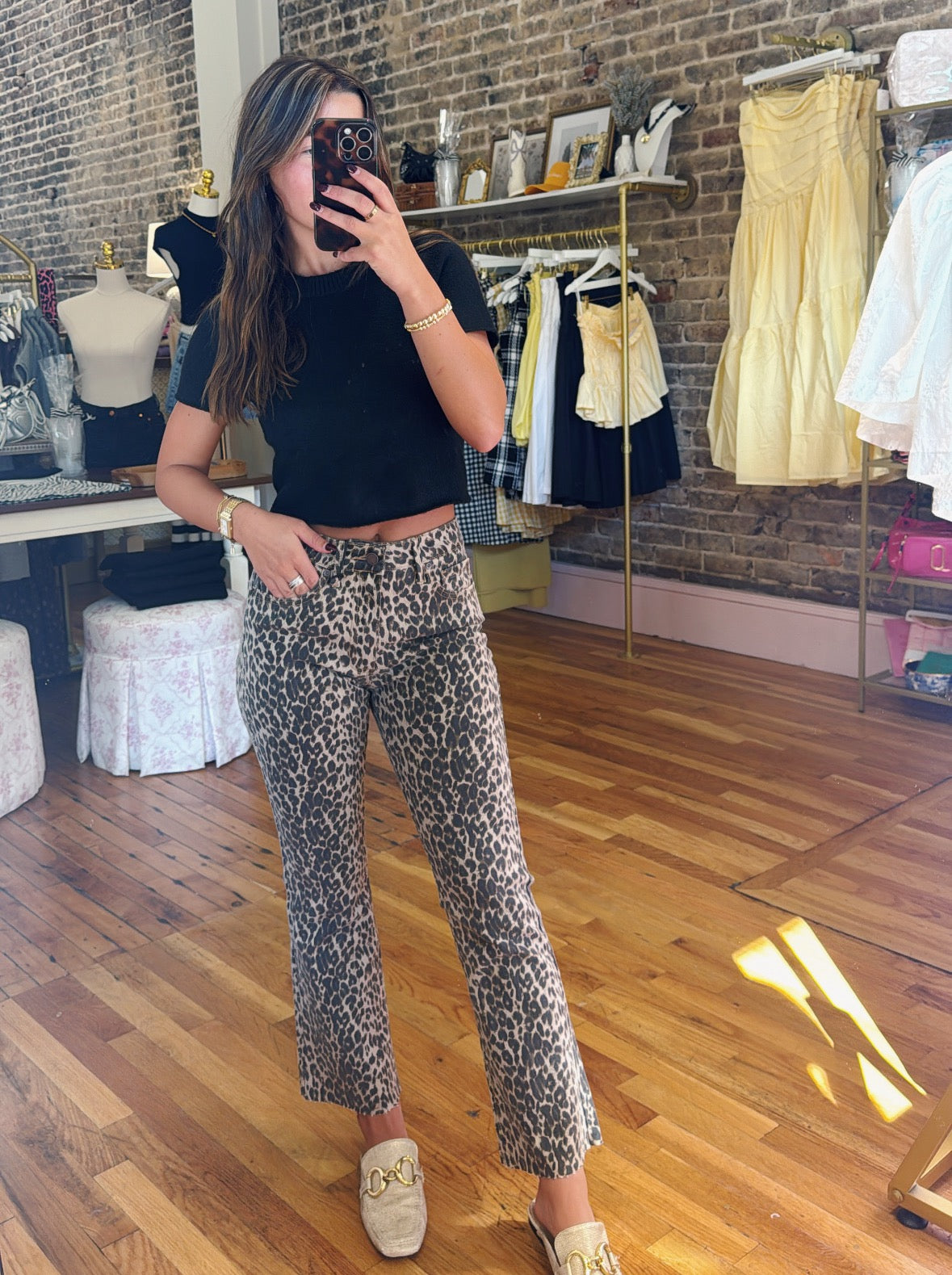 In The Wild Denim - Leopard
