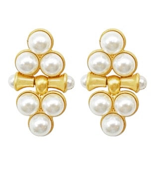 Pearl Hinge Earrings
