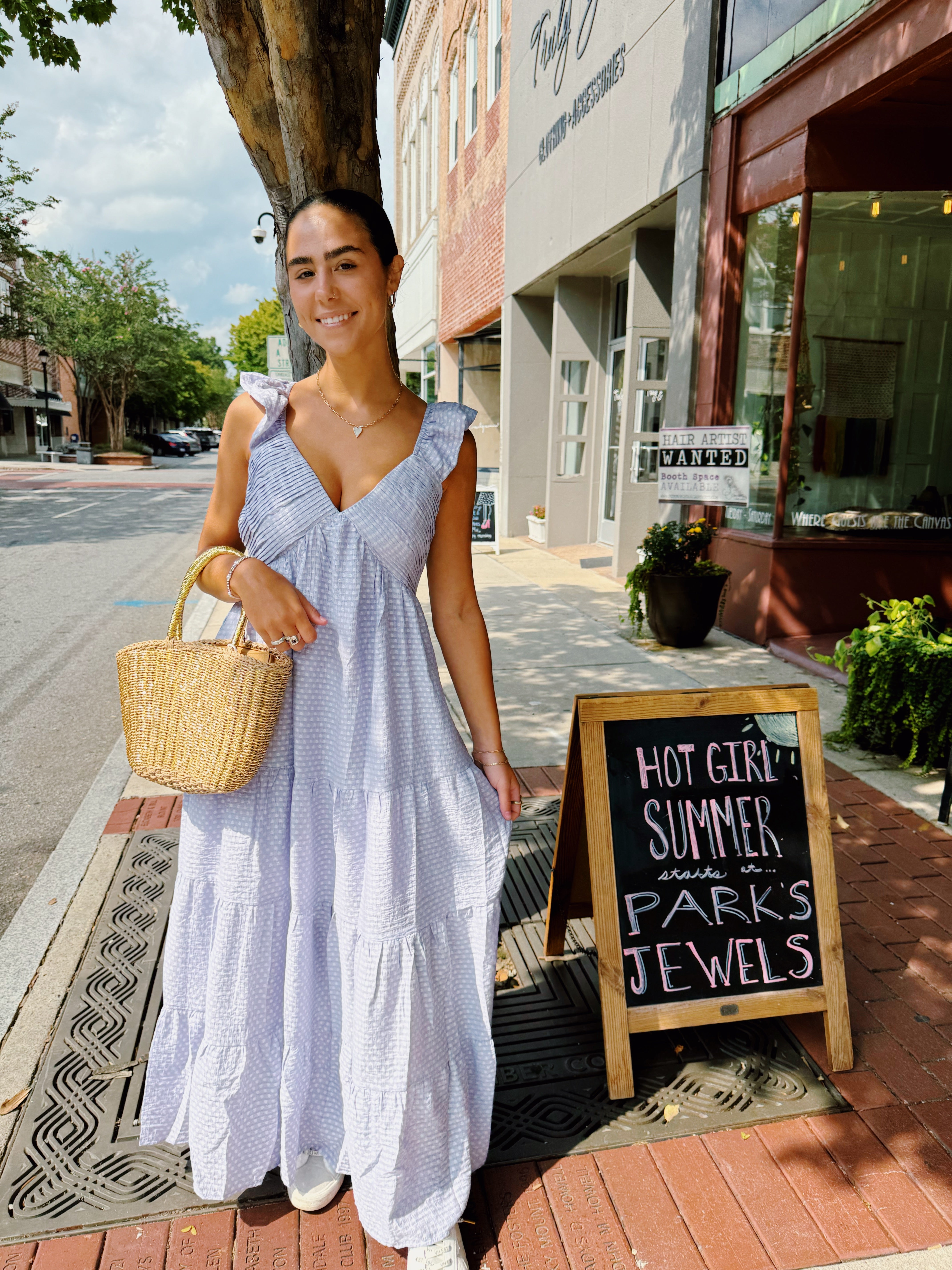 Wildflower Maxi Dress - Lavender