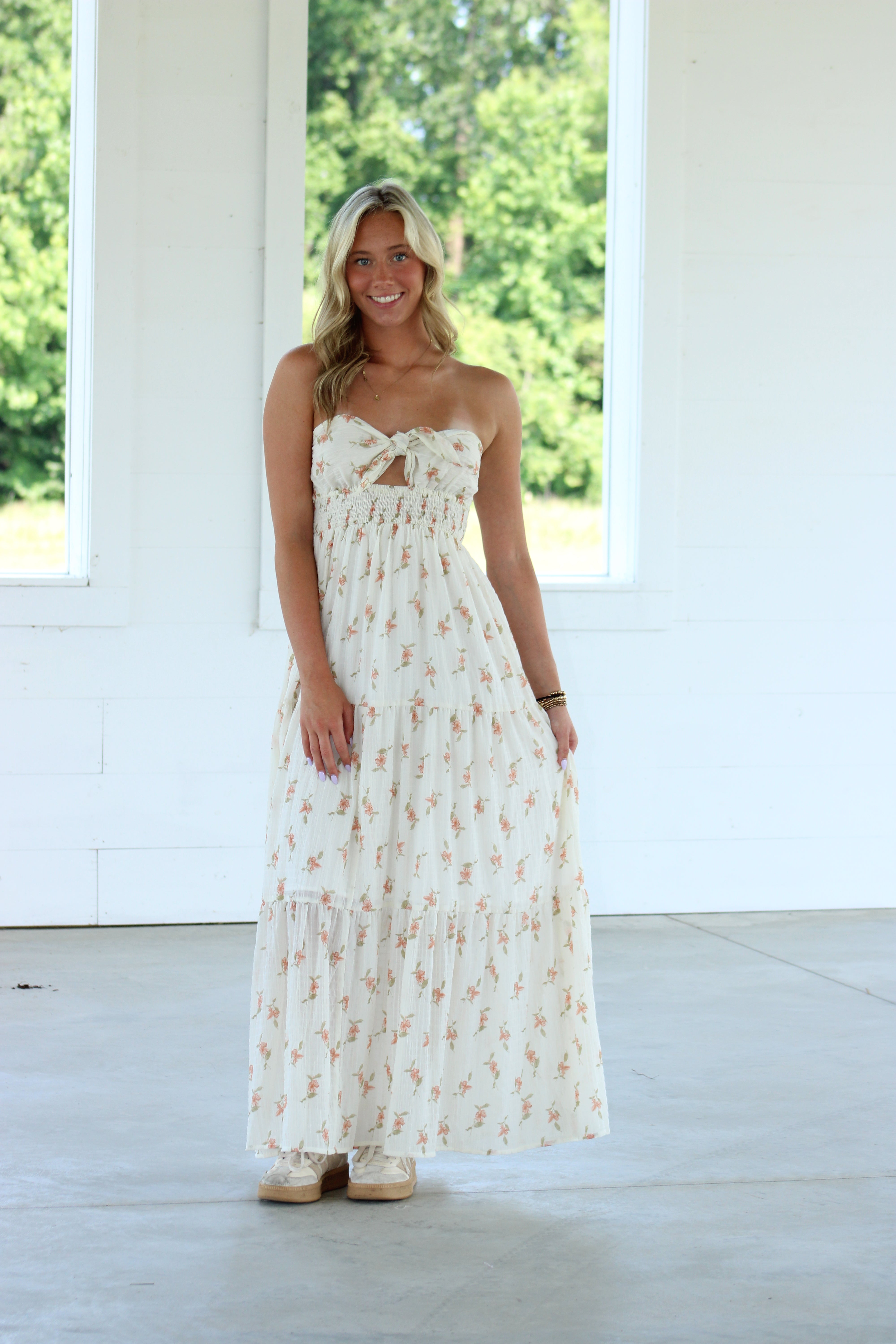 Just In Case Maxi Dress - Apricot