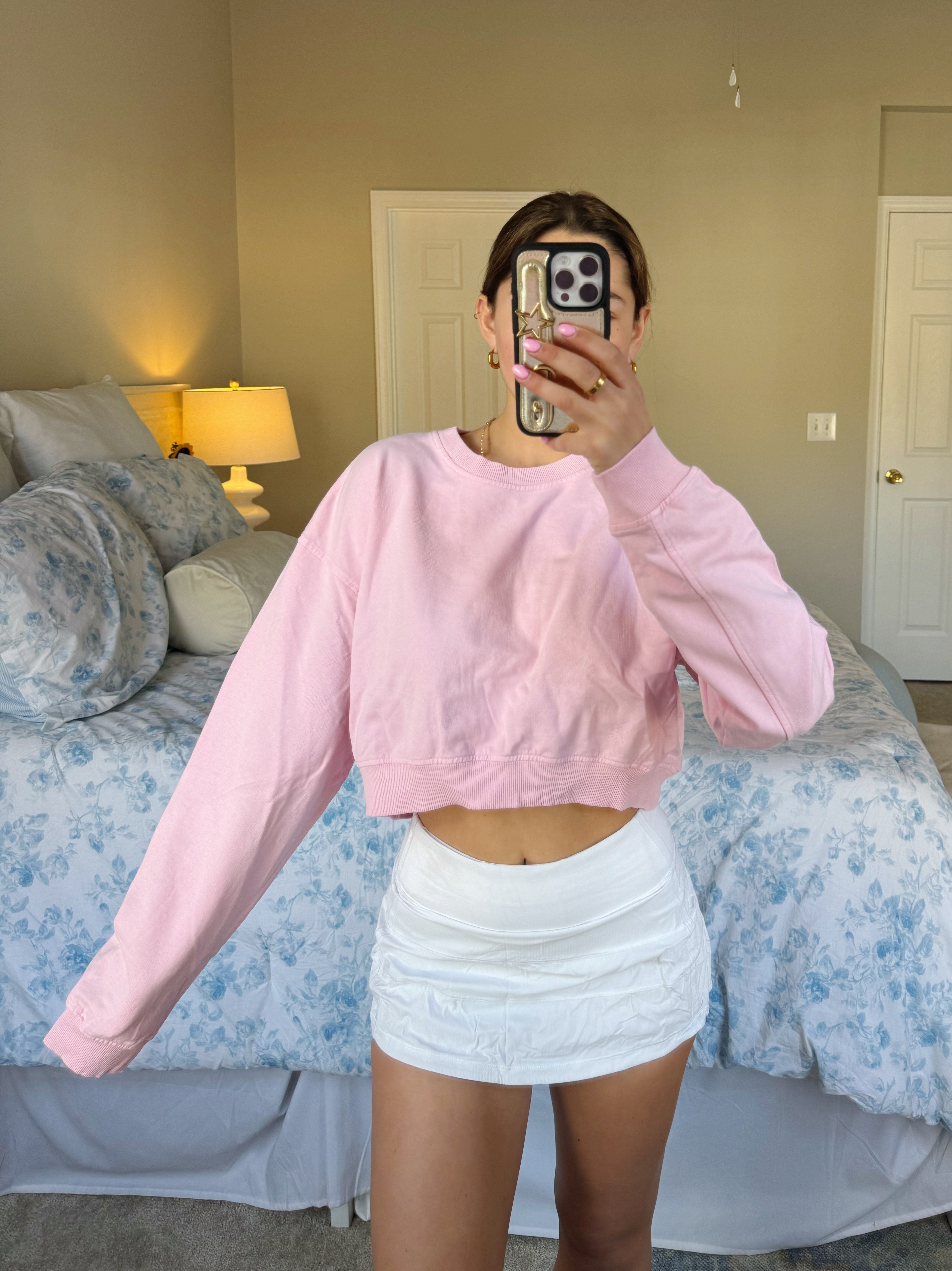 Break A Sweat Pullover - Soft Pink