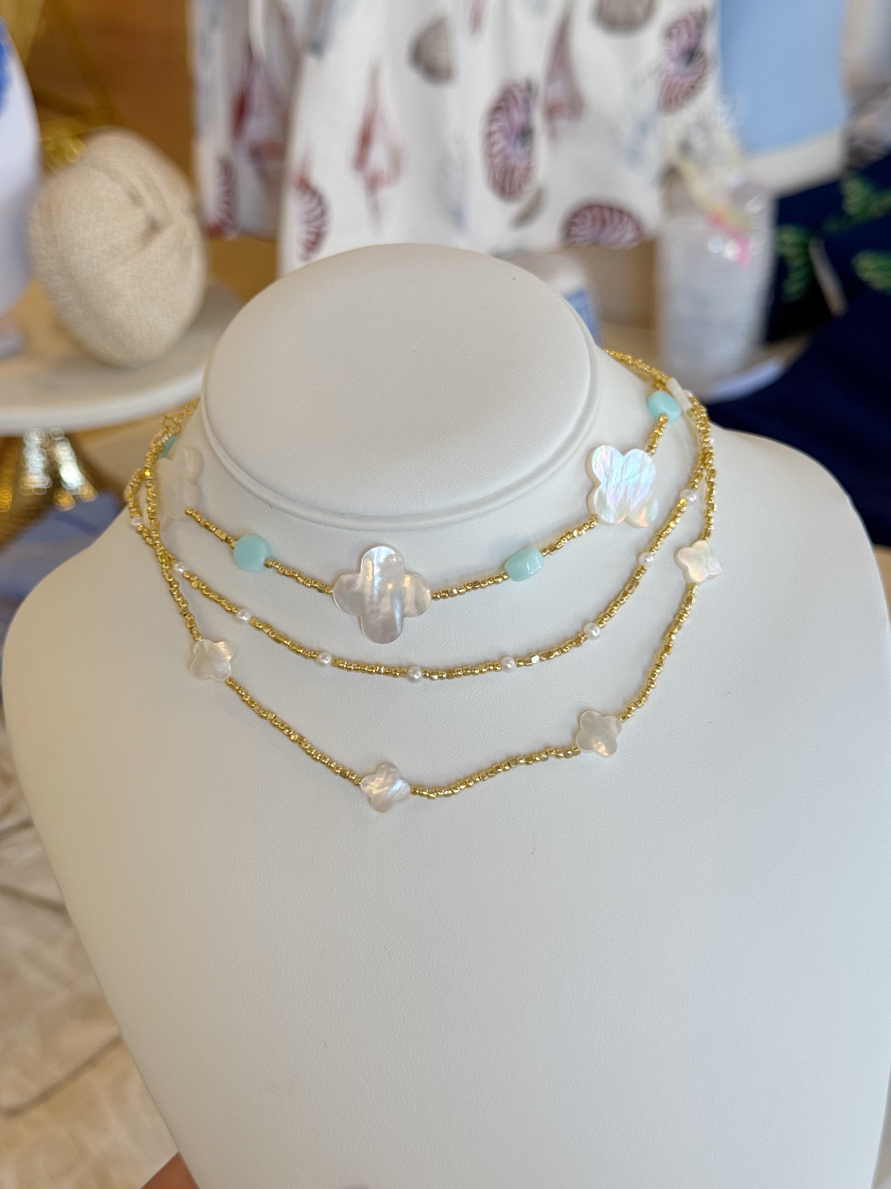 Multi Clover Choker