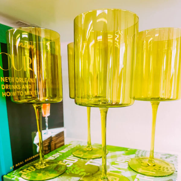 Pheobe Wine Glass - Citron