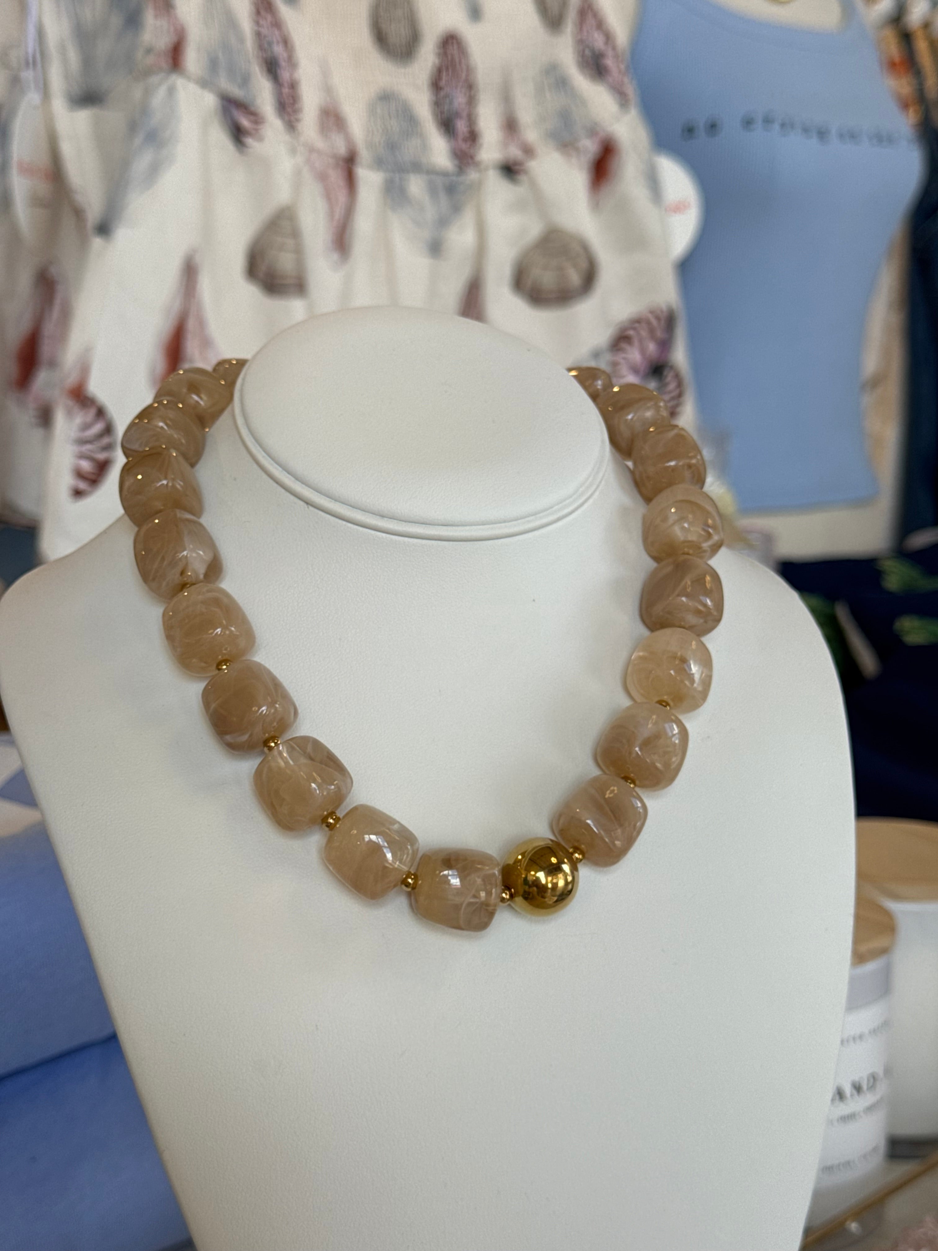 Lynsey Chunky Beaded Necklace