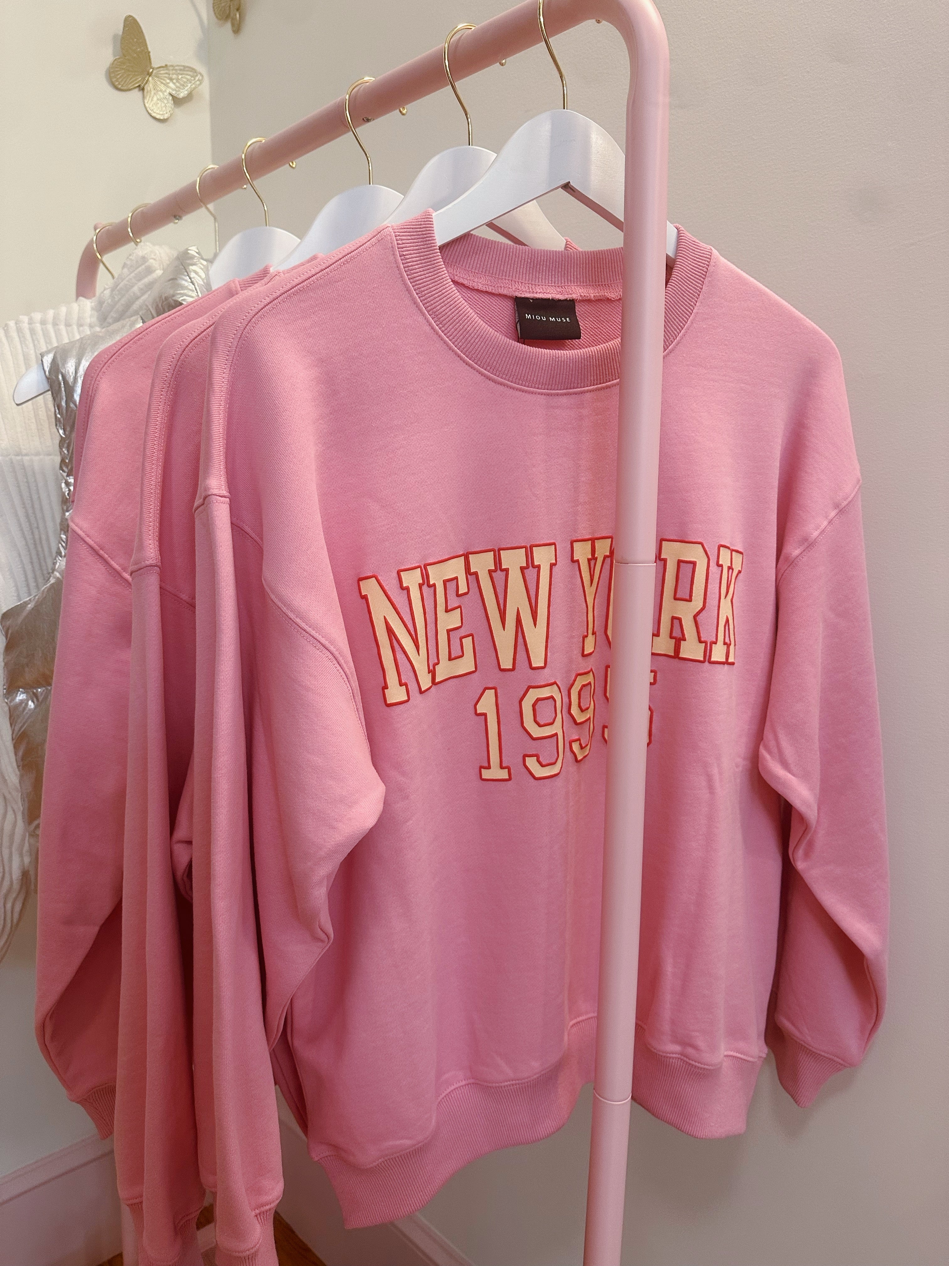 Vintage NYC Sweatshirt - Pink