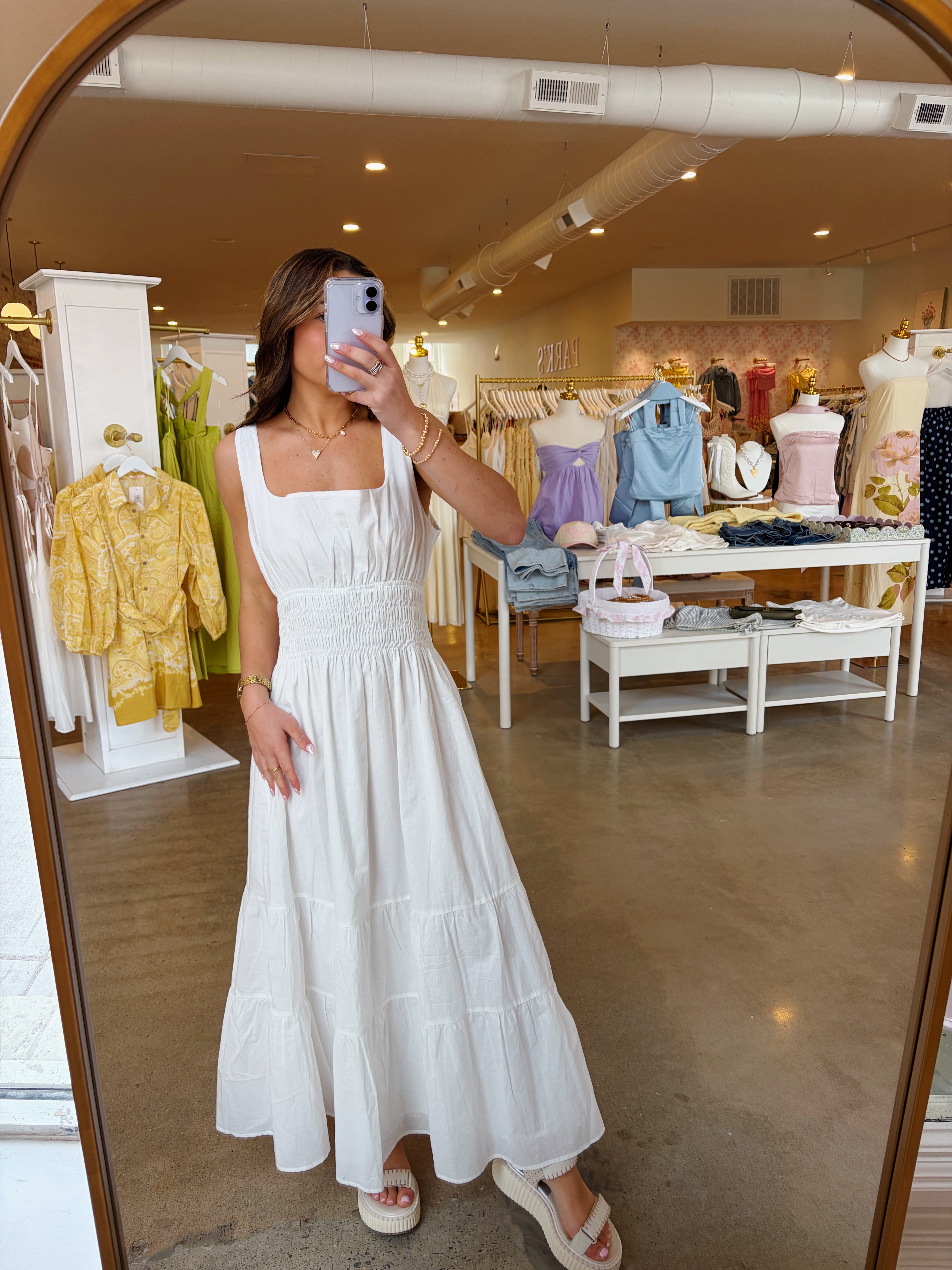 Zoe Maxi Dress - White