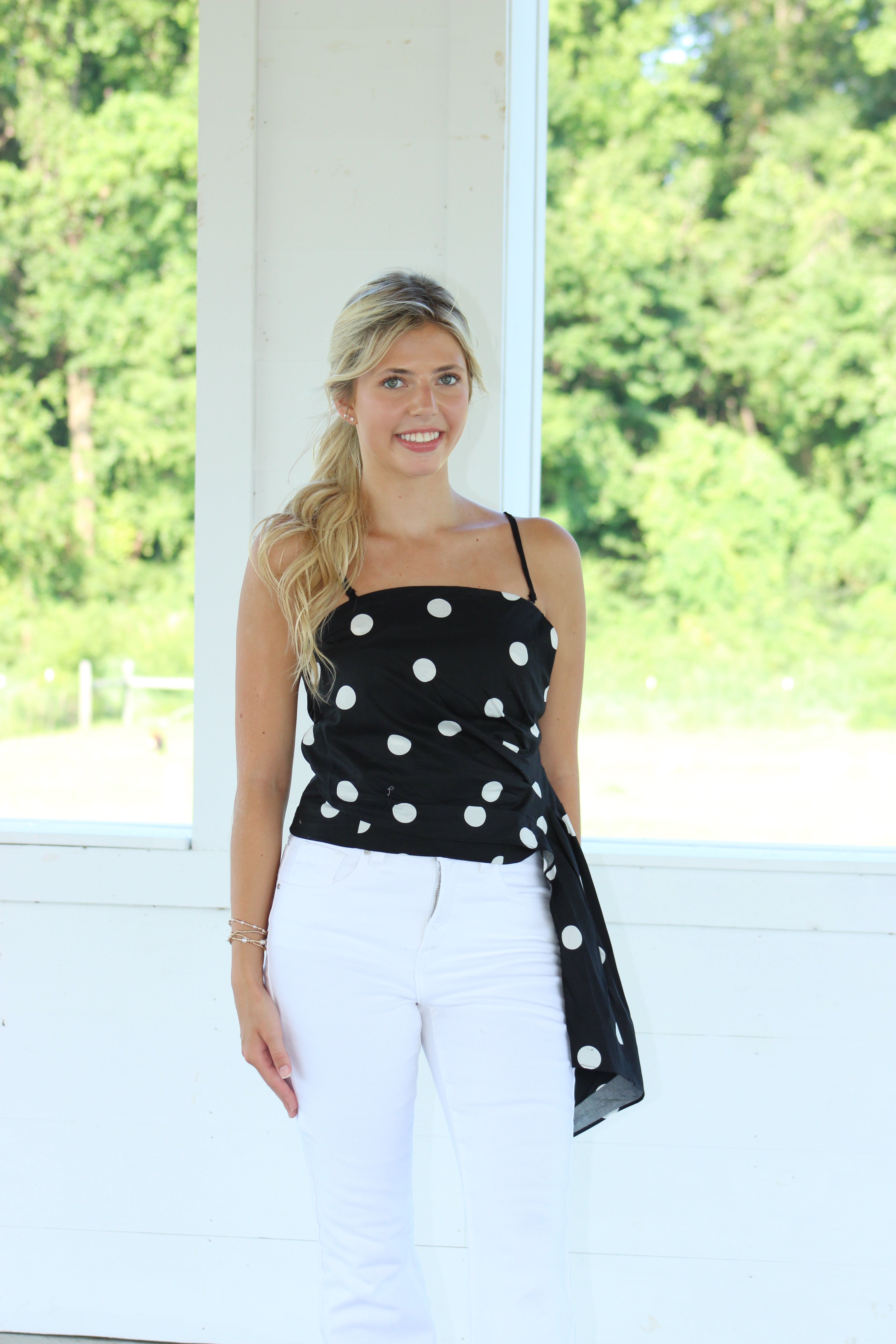 Call Me Later Top - Polka Dot
