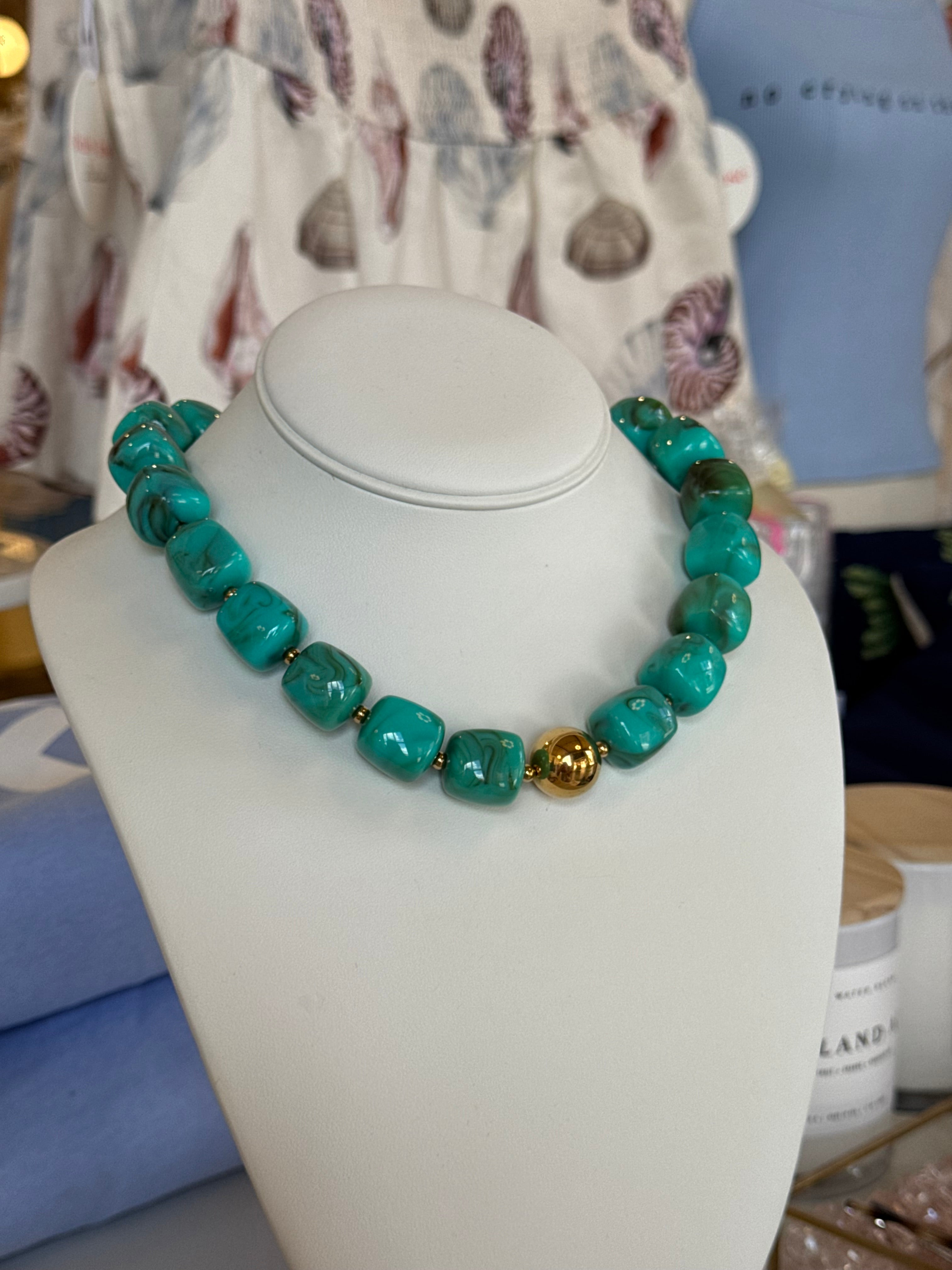 Lynsey Chunky Beaded Necklace