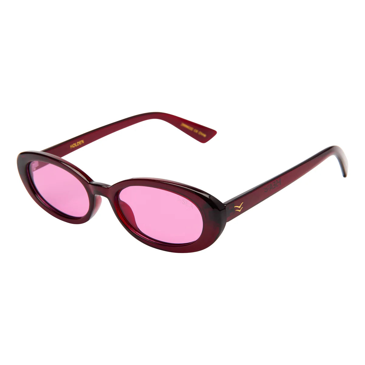 Holden Sunglasses - Cherry/ Rose Polarized Lens