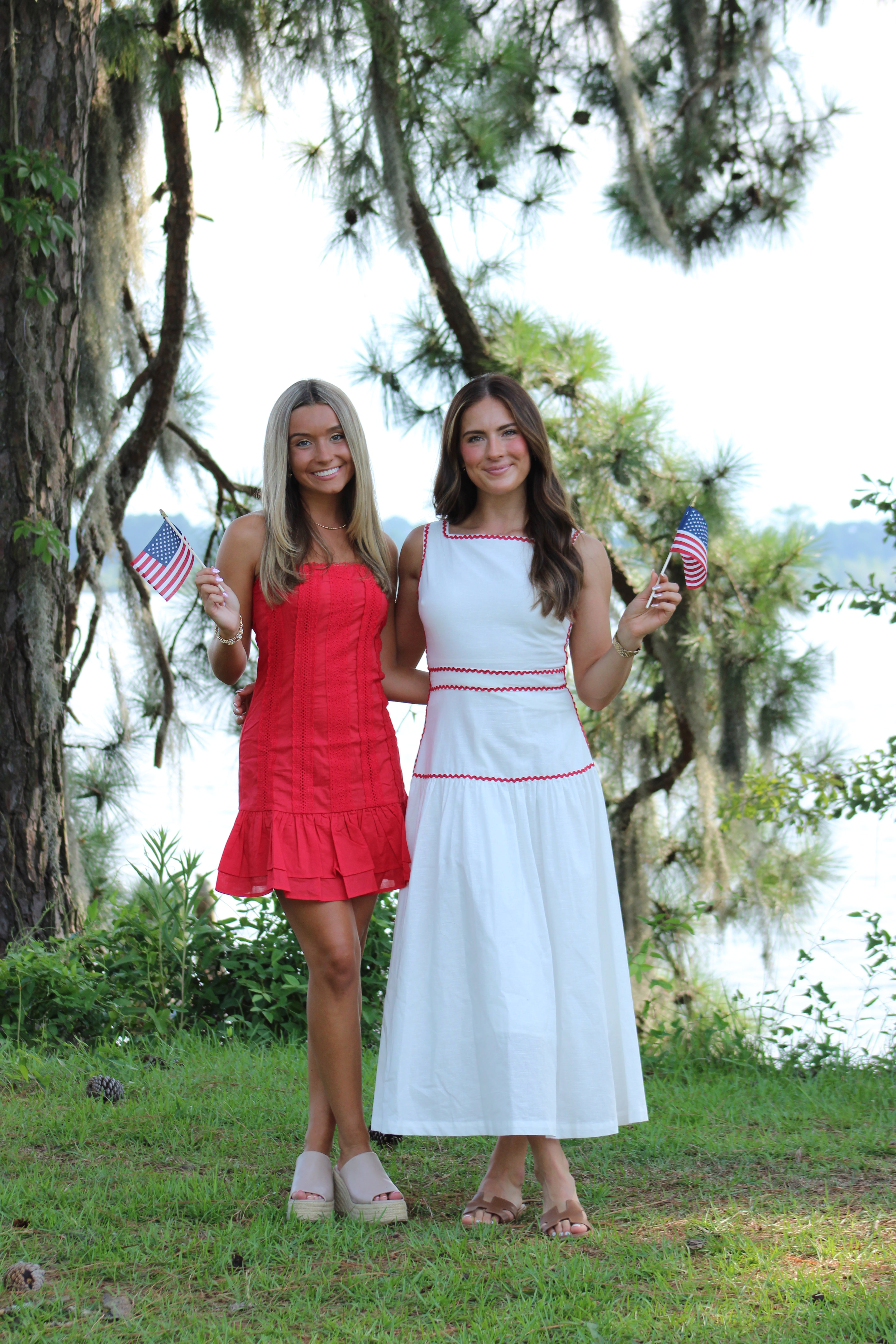 Paint It Red Mini Dress - Red