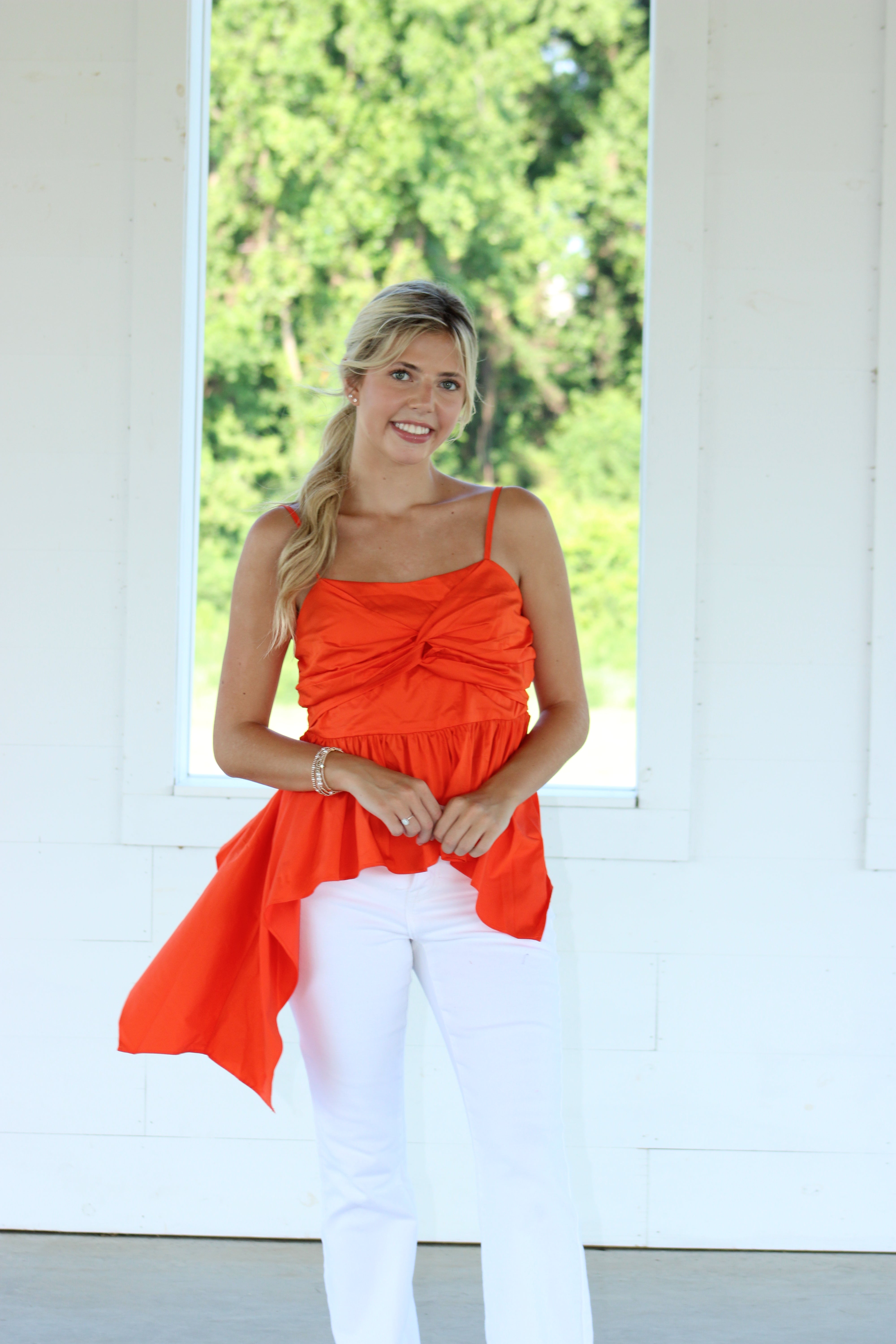 In The Villa Top - Orange