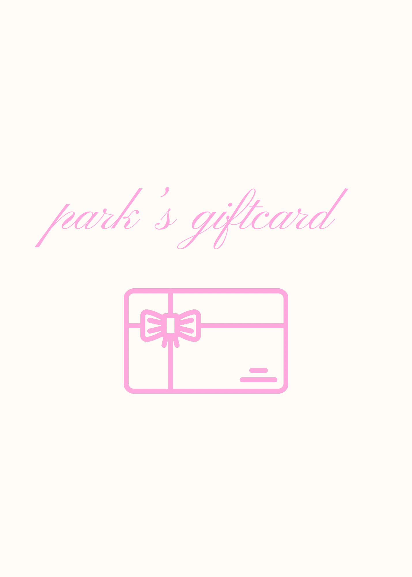 Park’s Jewels Giftcard
