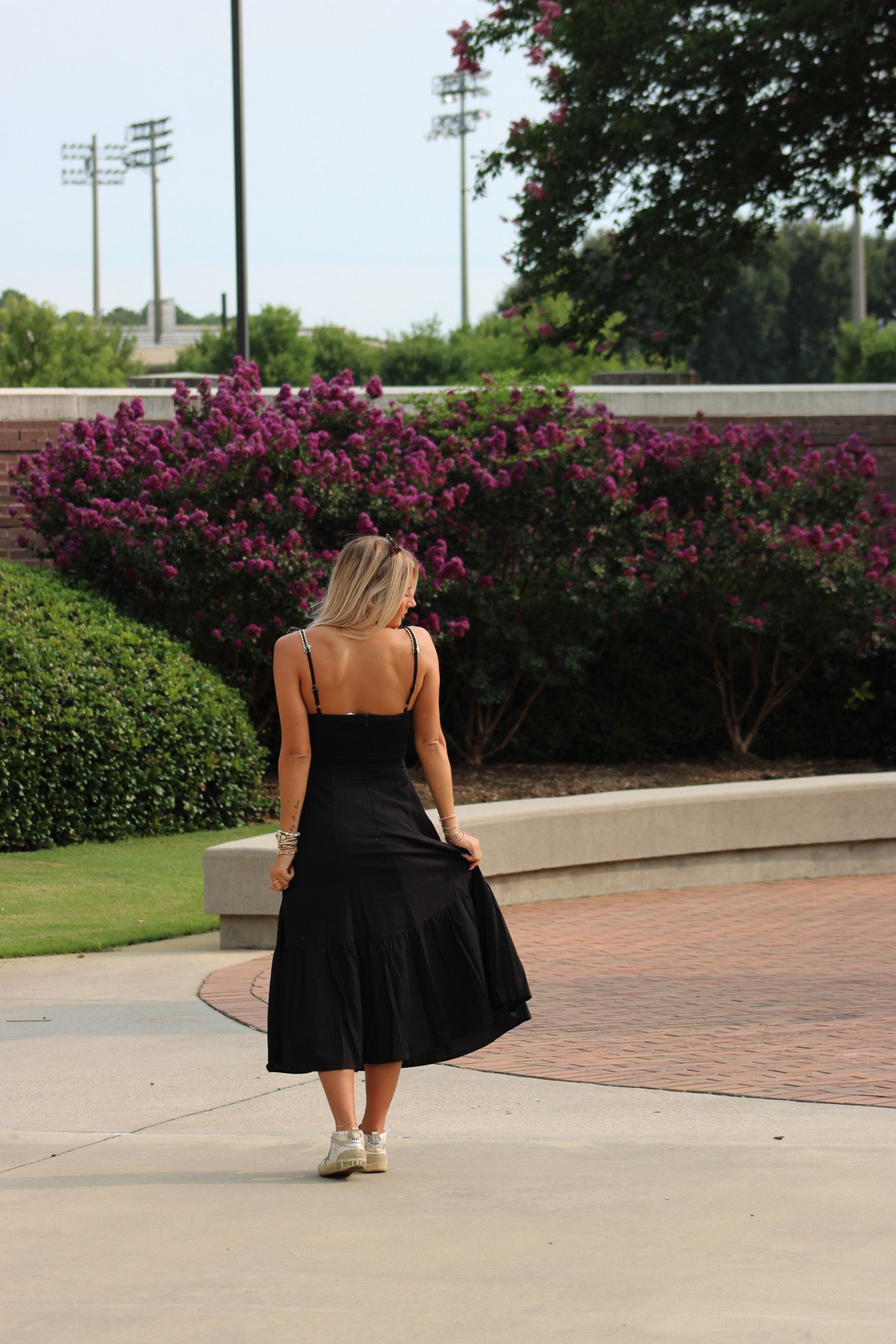 For The Love Of The Game Maxi Dress - Black