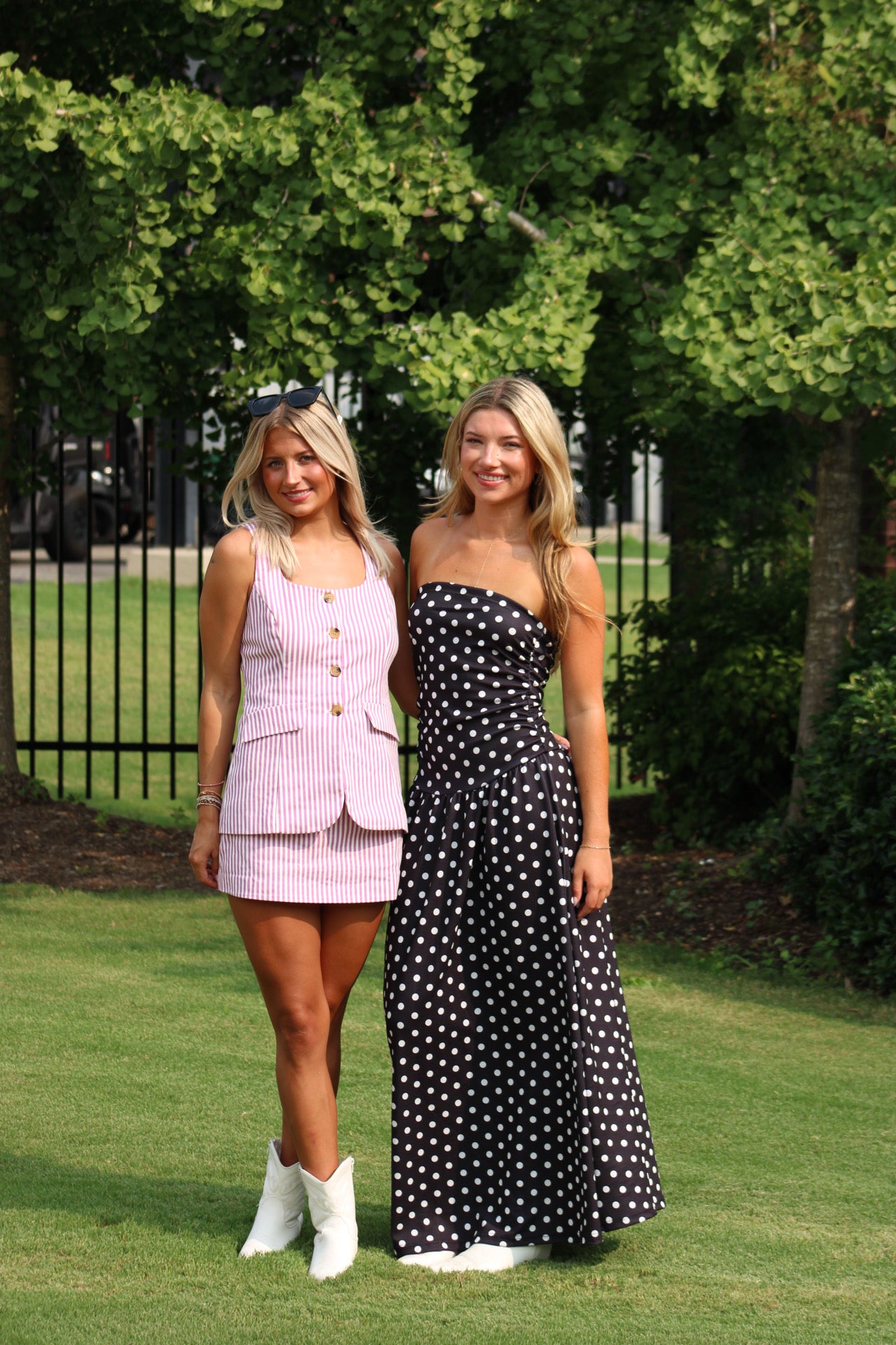 Southern Class Mini Dress - Purple Stripe