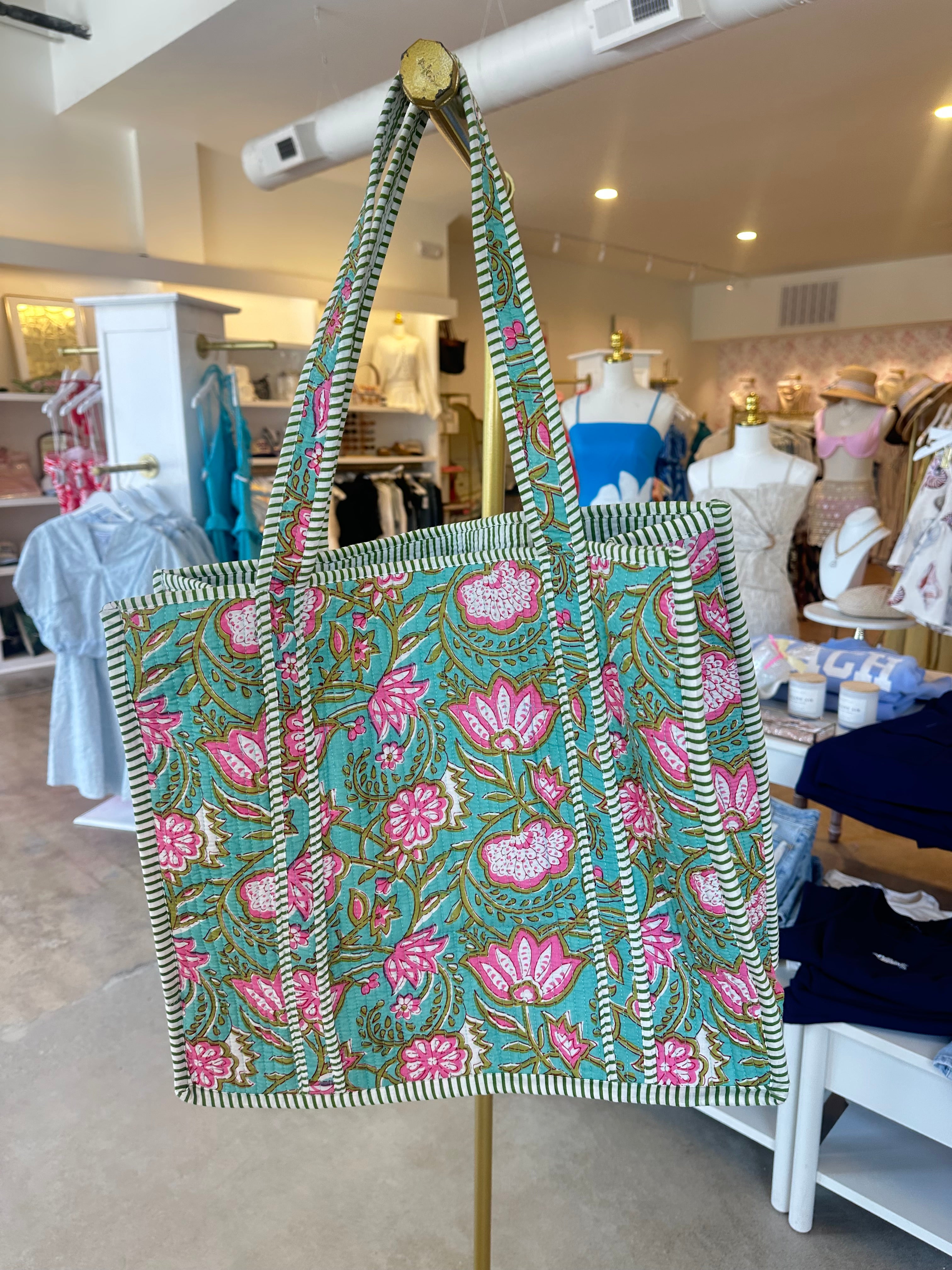 Macy Quilted Tote
