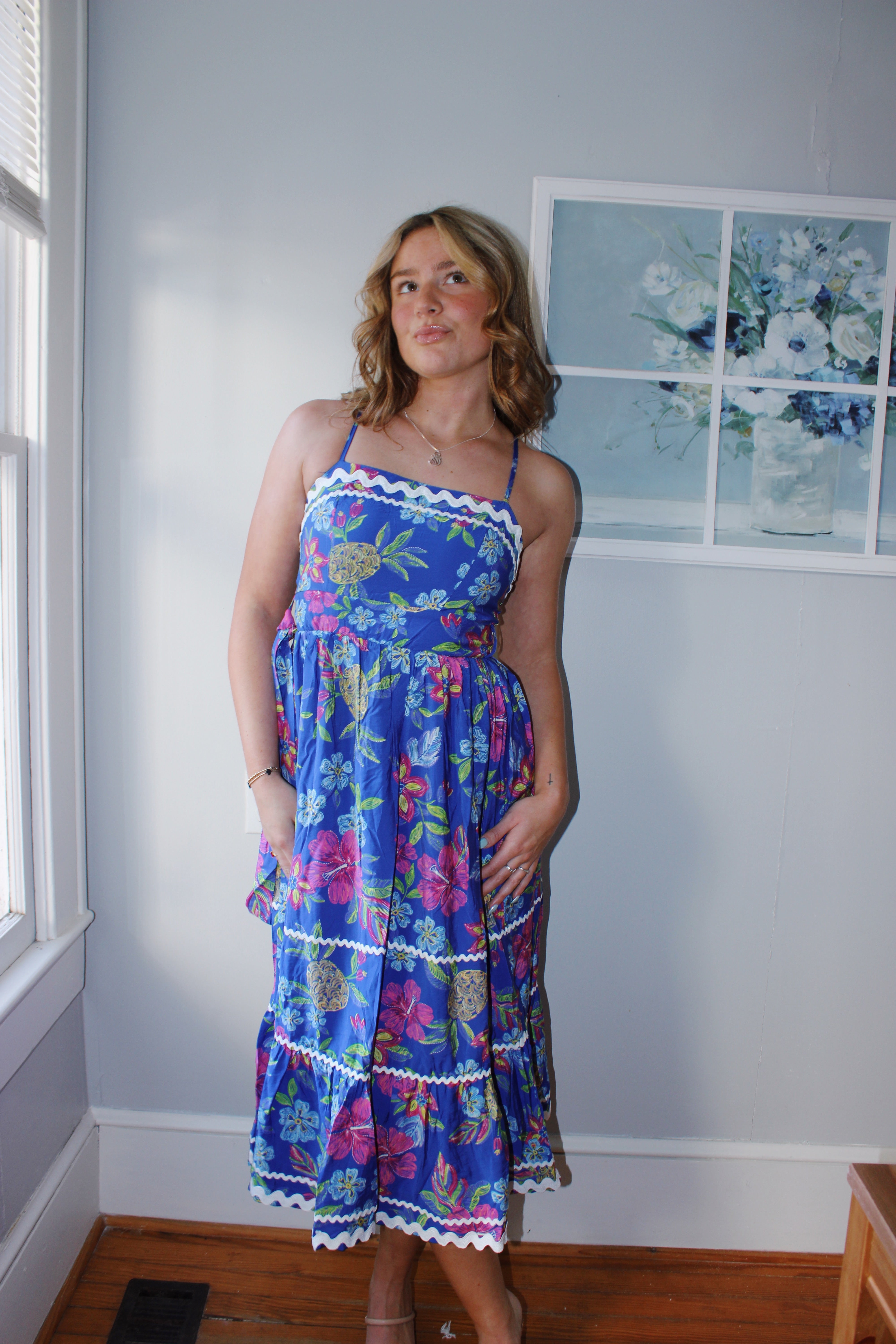 Syracuse Maxi Dress - Blue