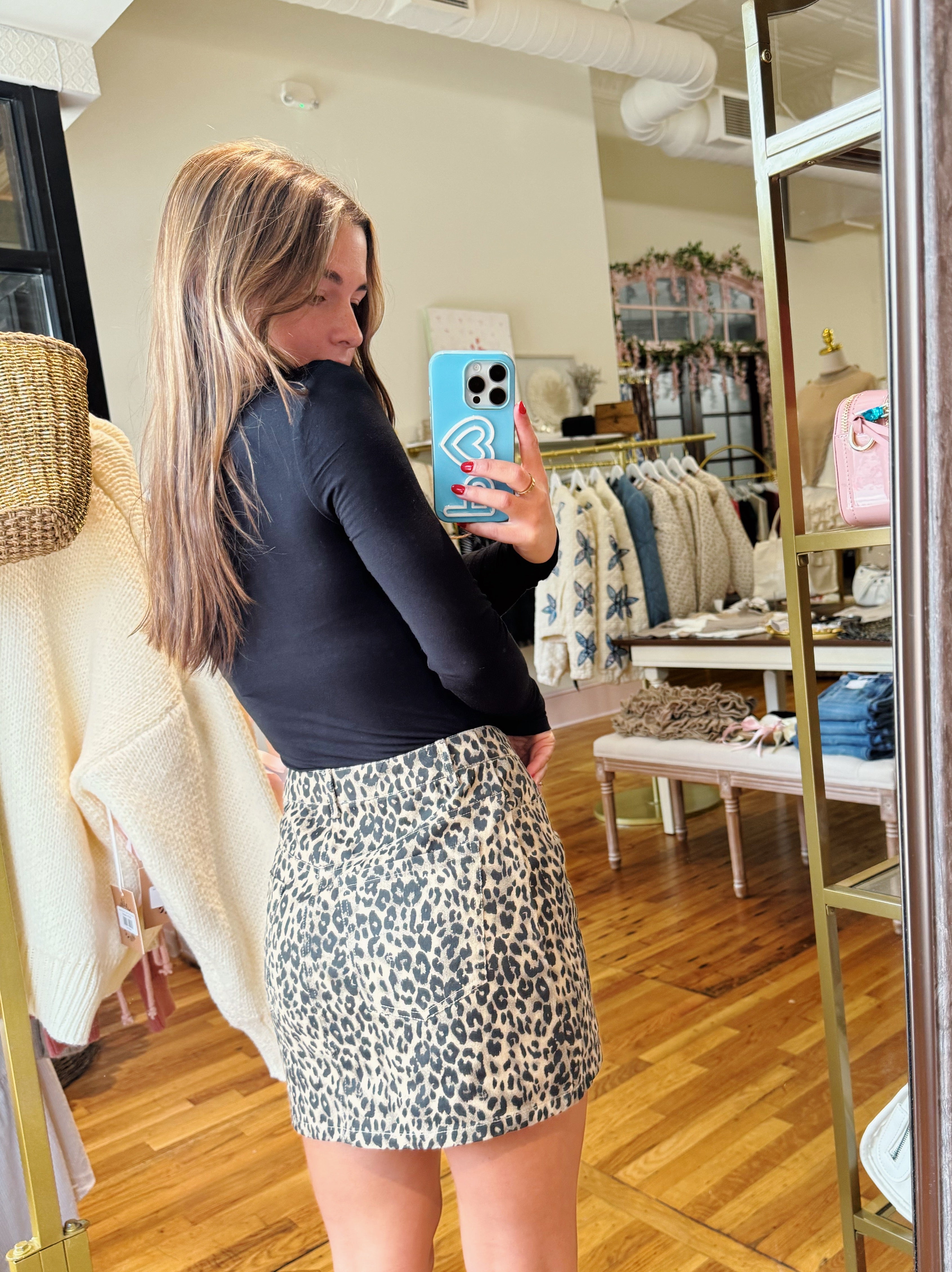 In the Wild Mini Skirt - Leopard