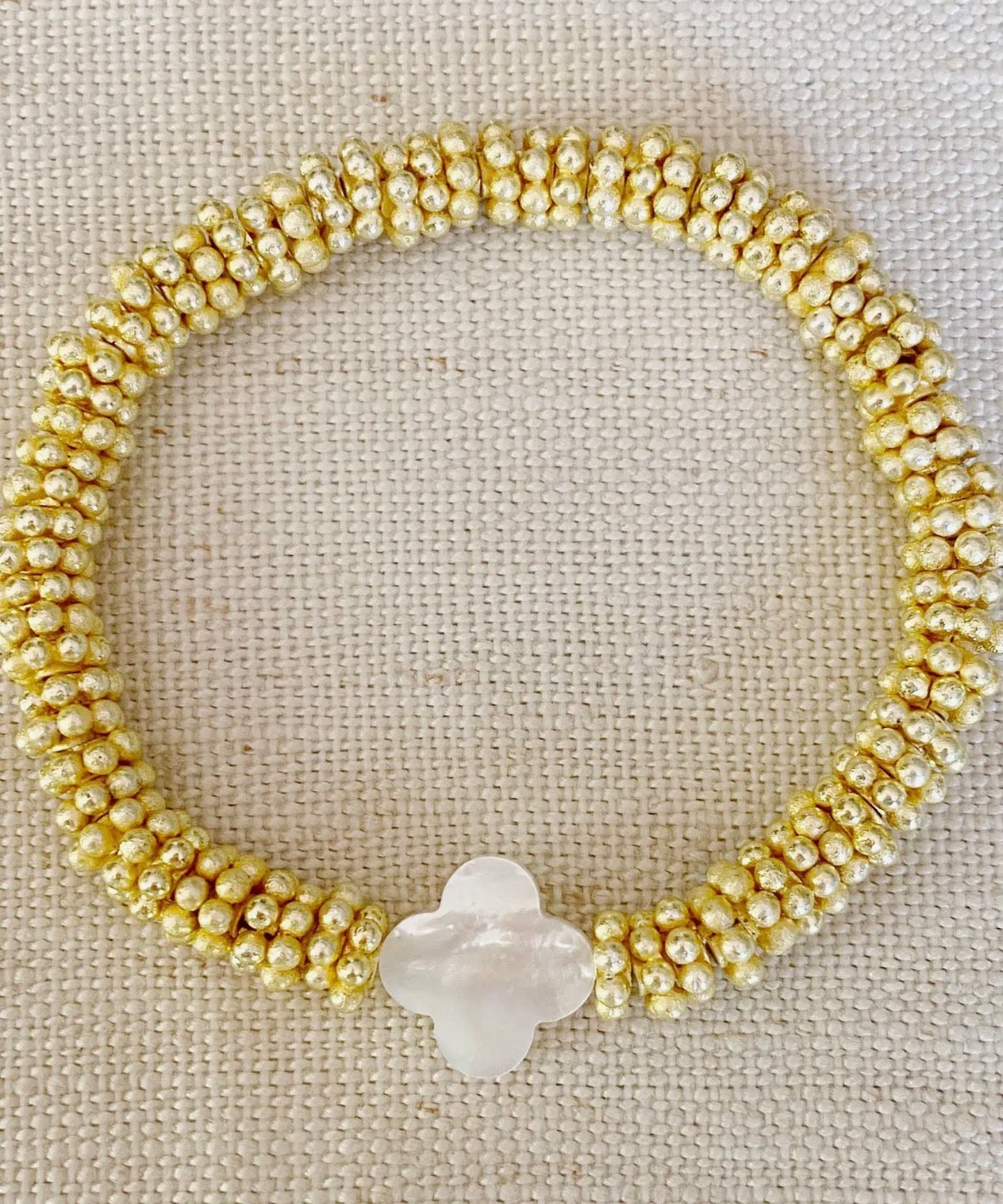 Clover On Snake Bracelet