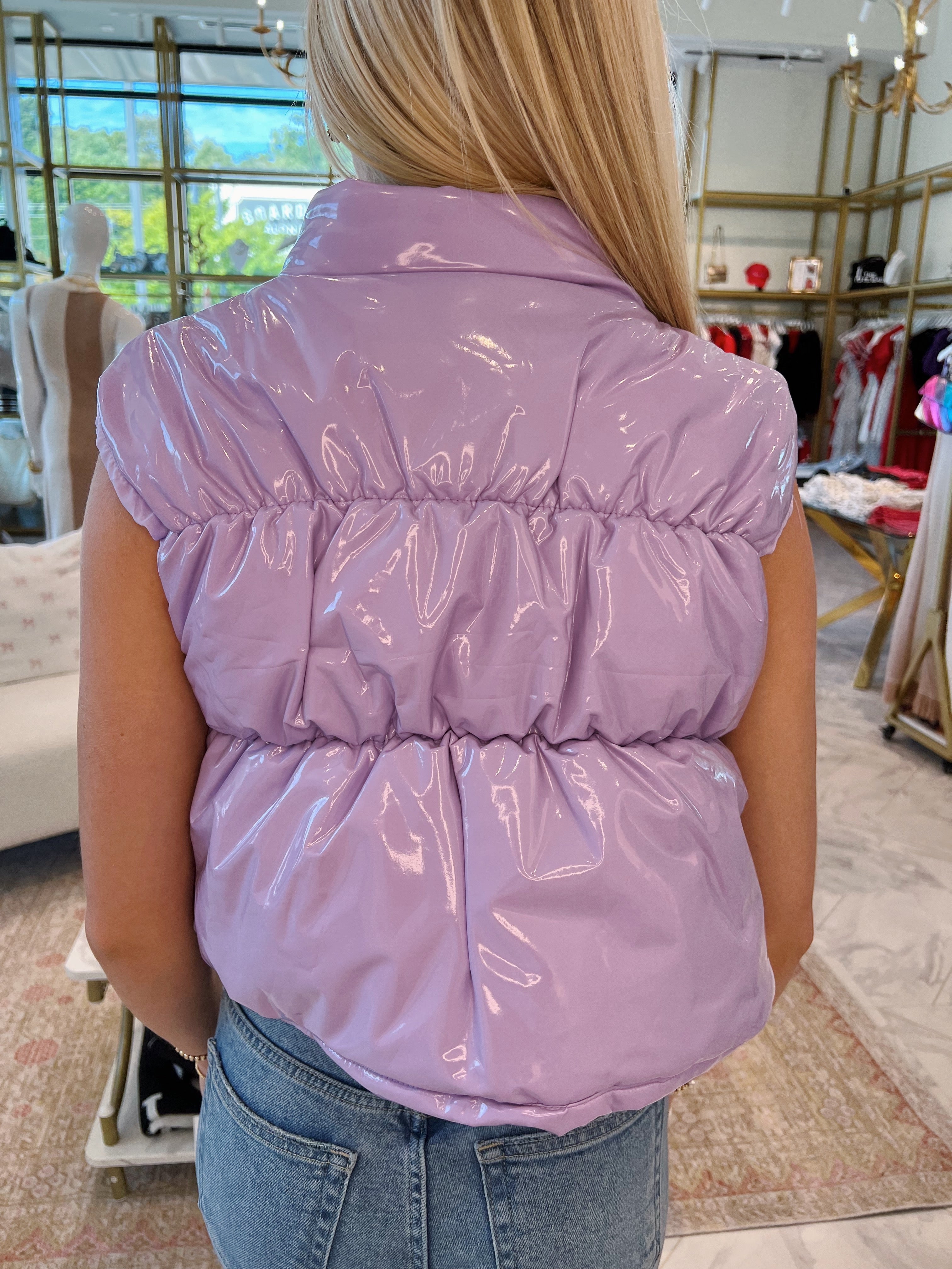 Fall Nights Vest - Lavender