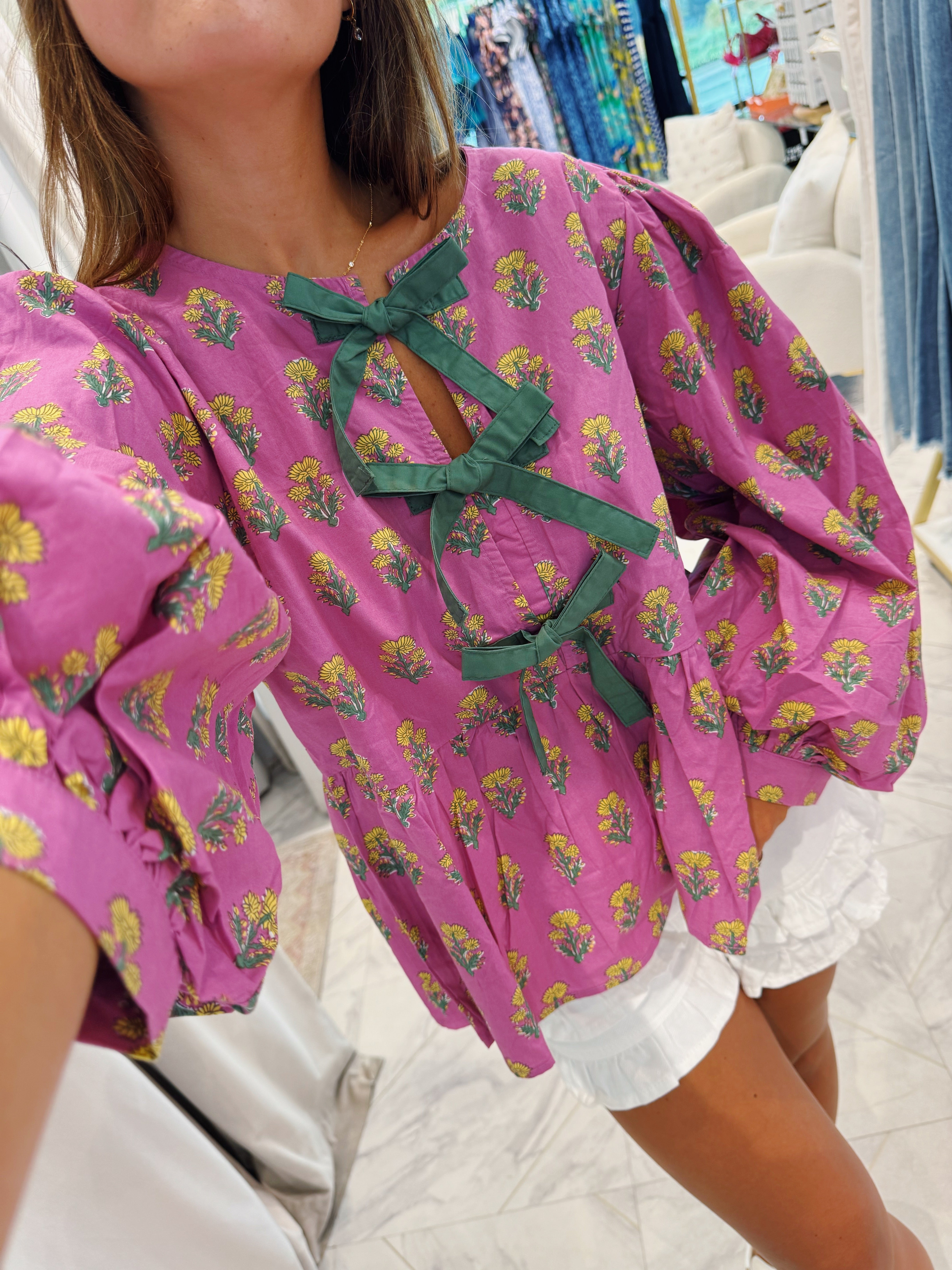 Remi Top - Fuchsia