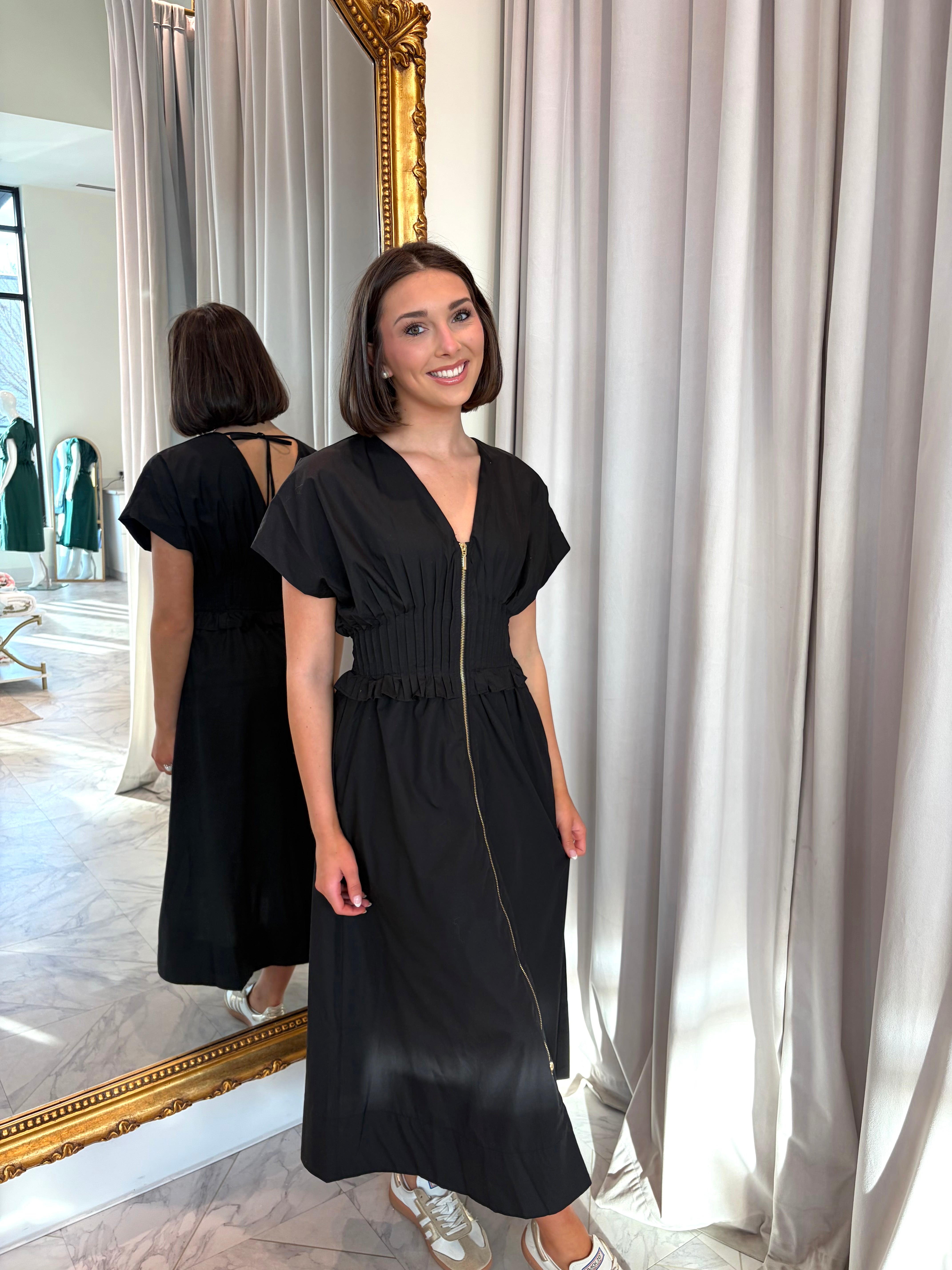 Effortless Midi Dress - Black