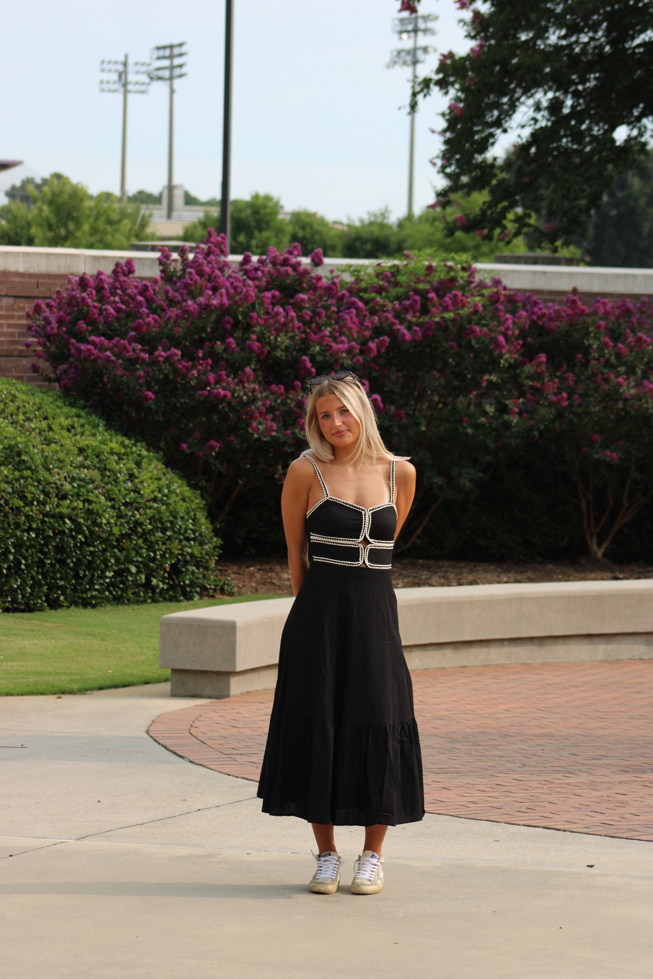 For The Love Of The Game Maxi Dress - Black