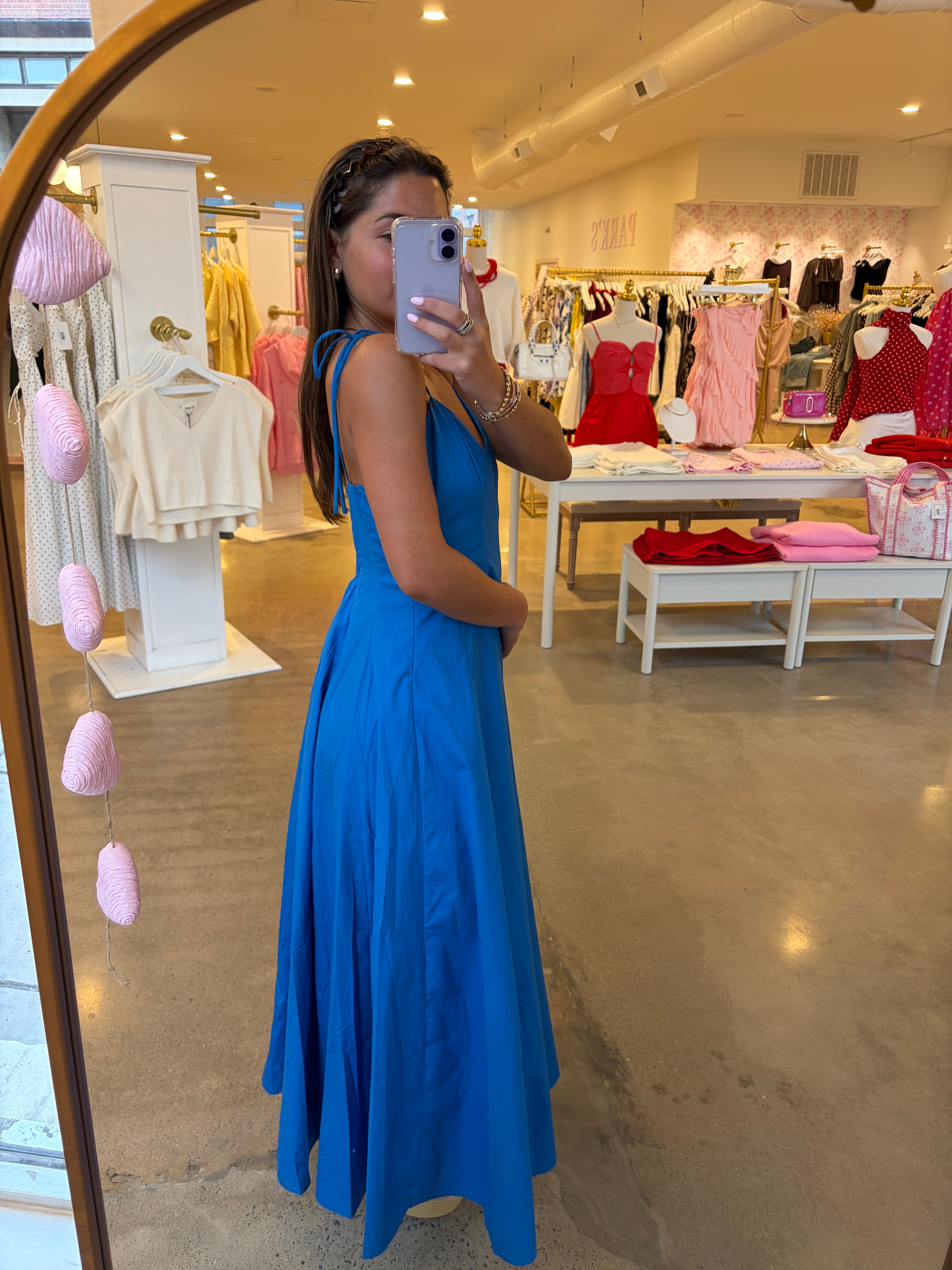 Brynn Maxi Dress - Caribbean Blue
