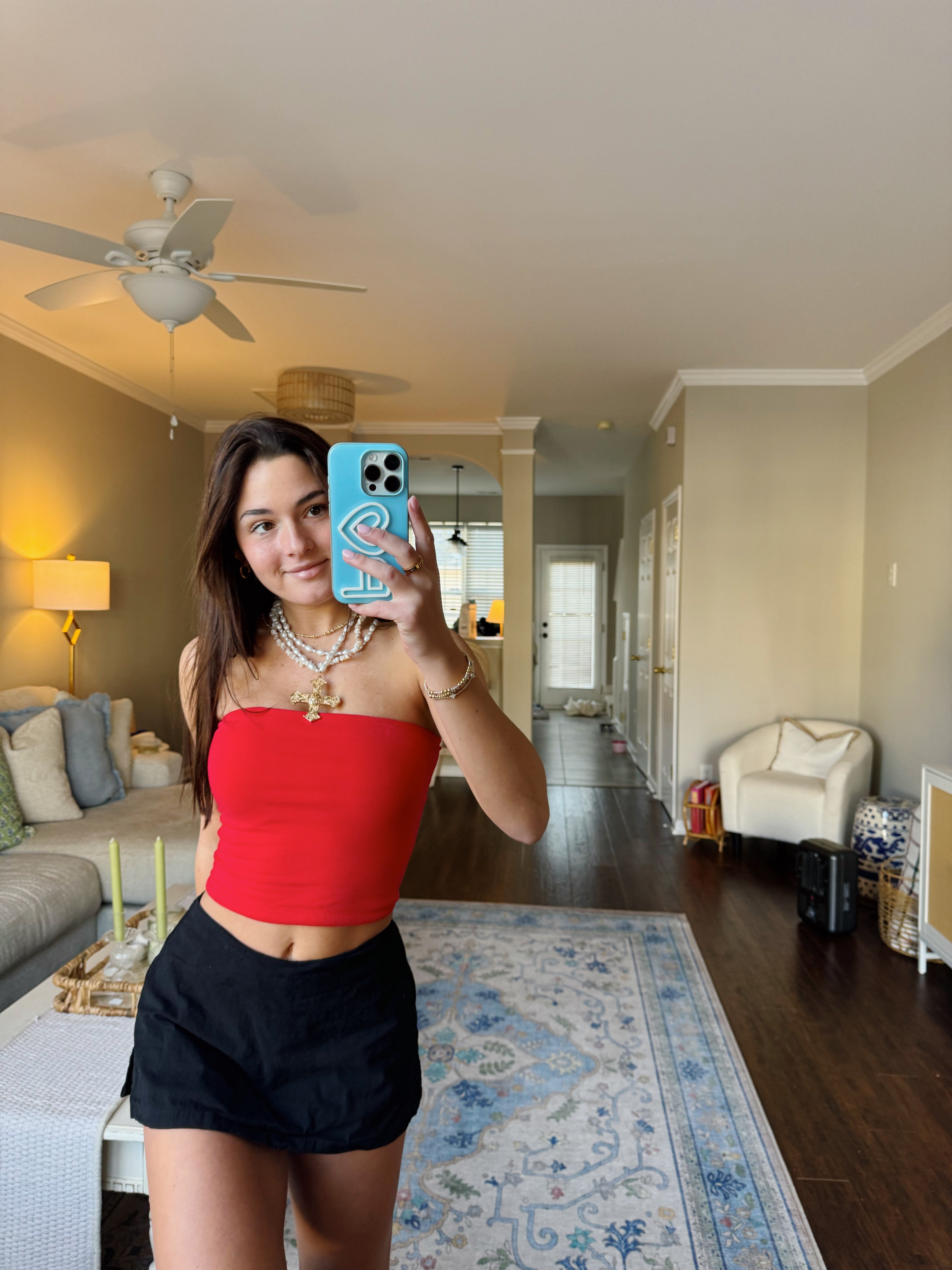 Back To The Basics Tube Top - Red