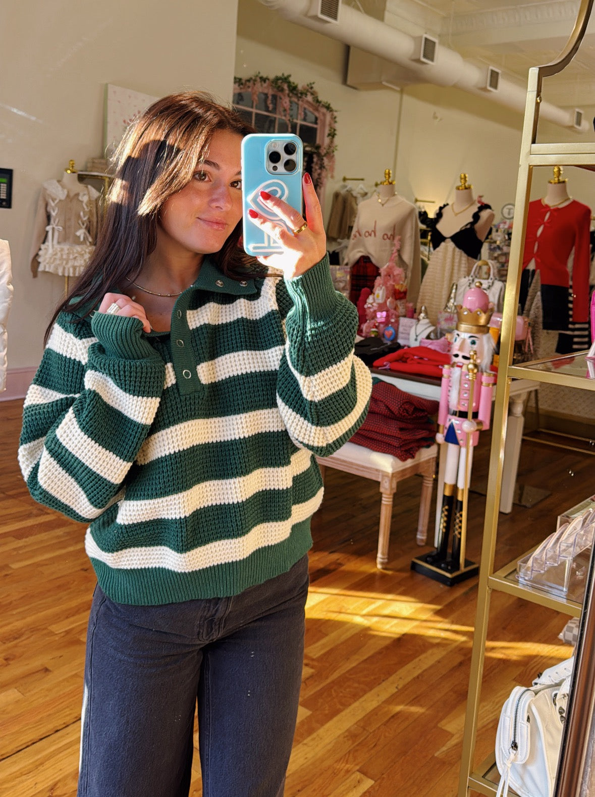 On My Way Sweater - Green