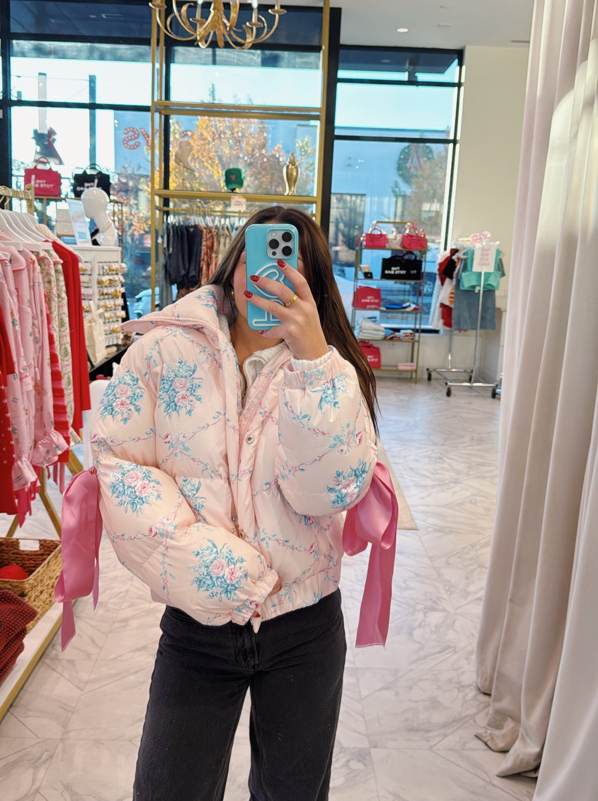 Lilly Puffer Jacket - Pink