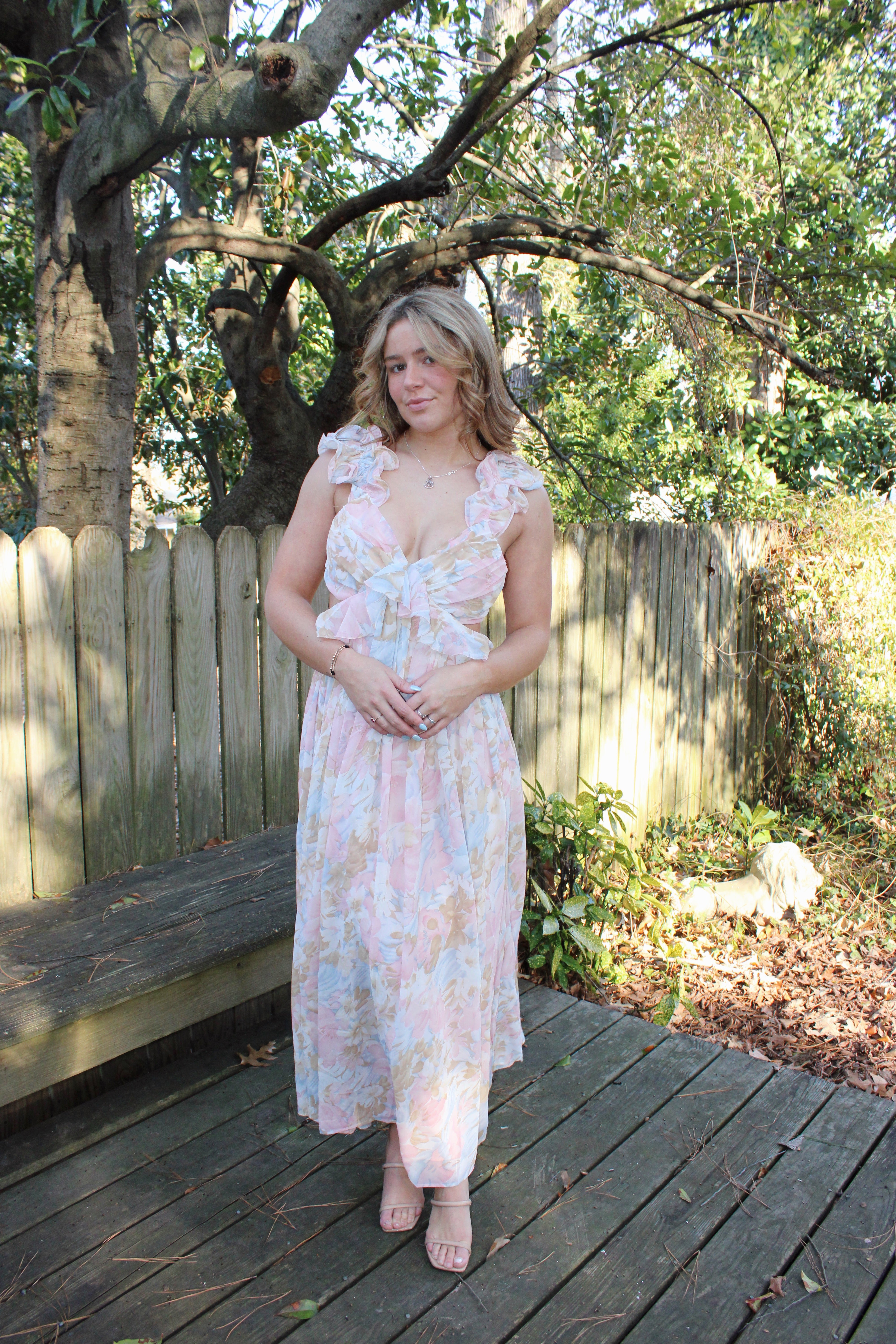 My Own Muse Maxi Dress - Pink Floral