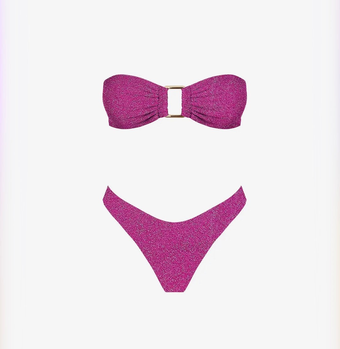 Bora Bikini Set - SHIMMER FUSHCIA