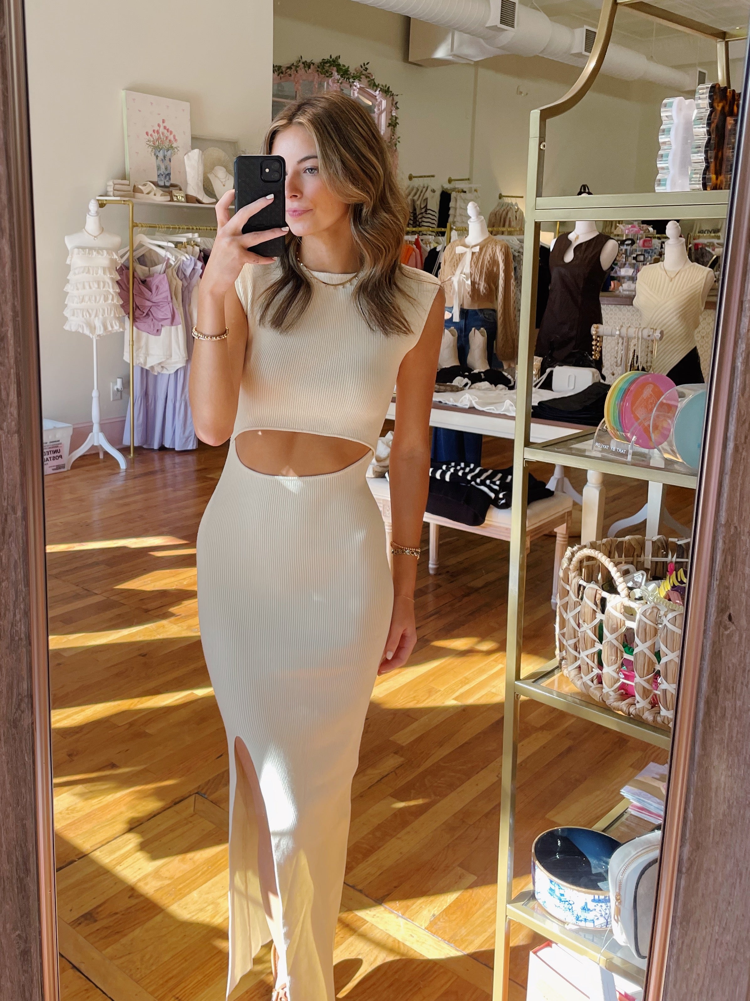 Love Letters To You Midi Dress - Ivory