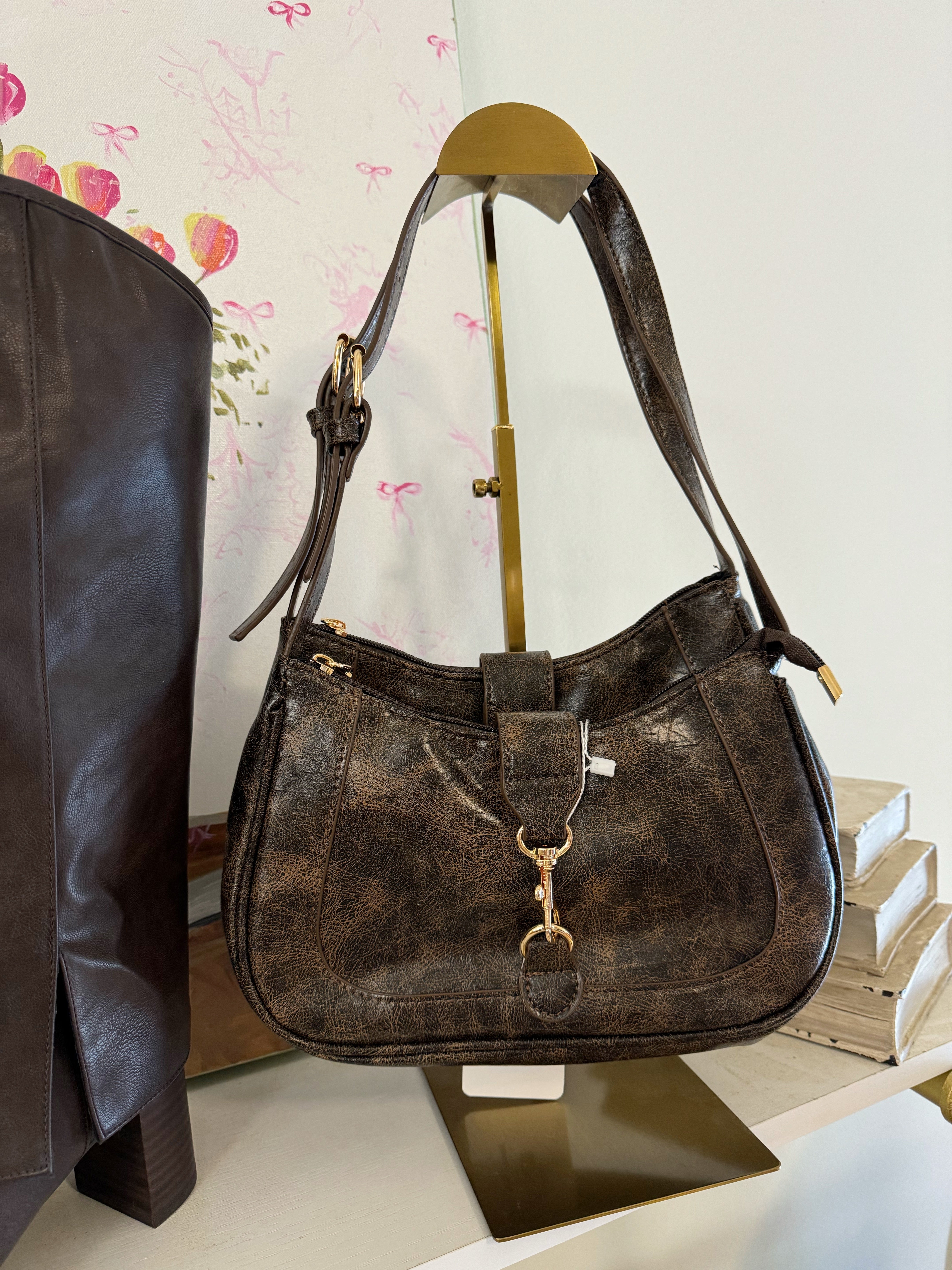 Jasmine Purse - Brown