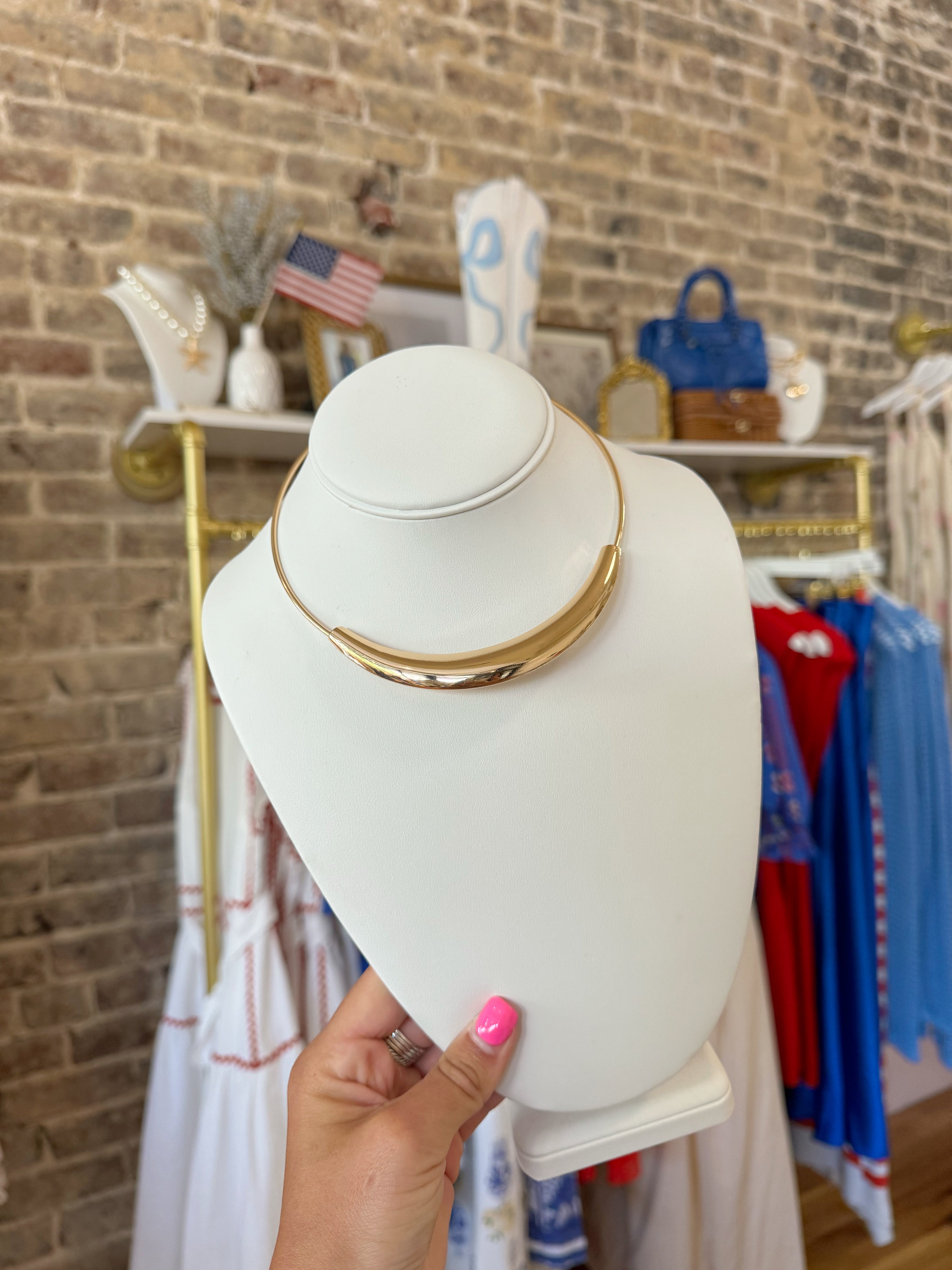 Rounders Choker Necklace