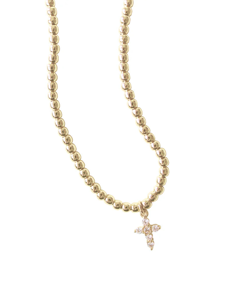 Selena Cross Necklace - Water Resistant