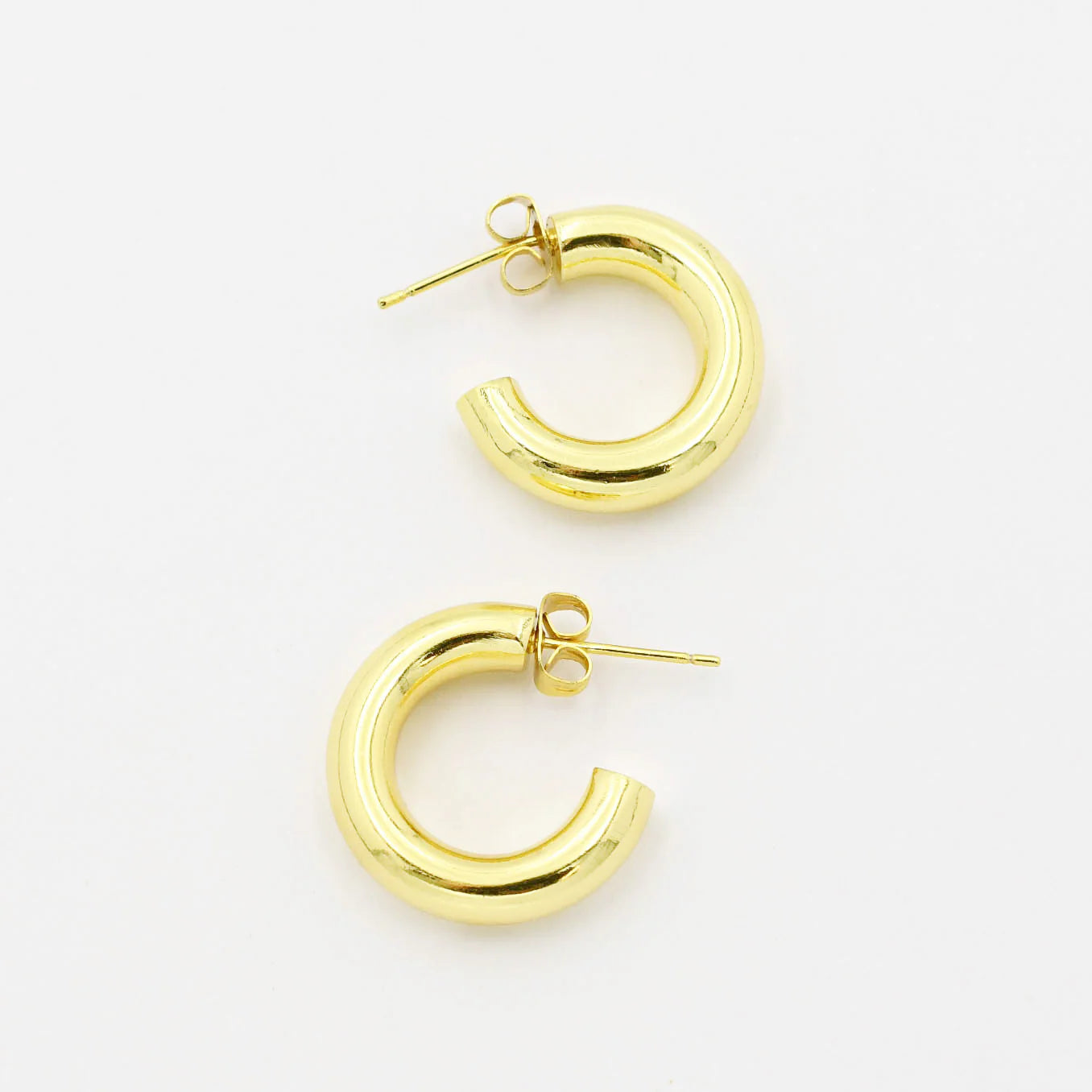 Sarah Chunky Gold Hoops
