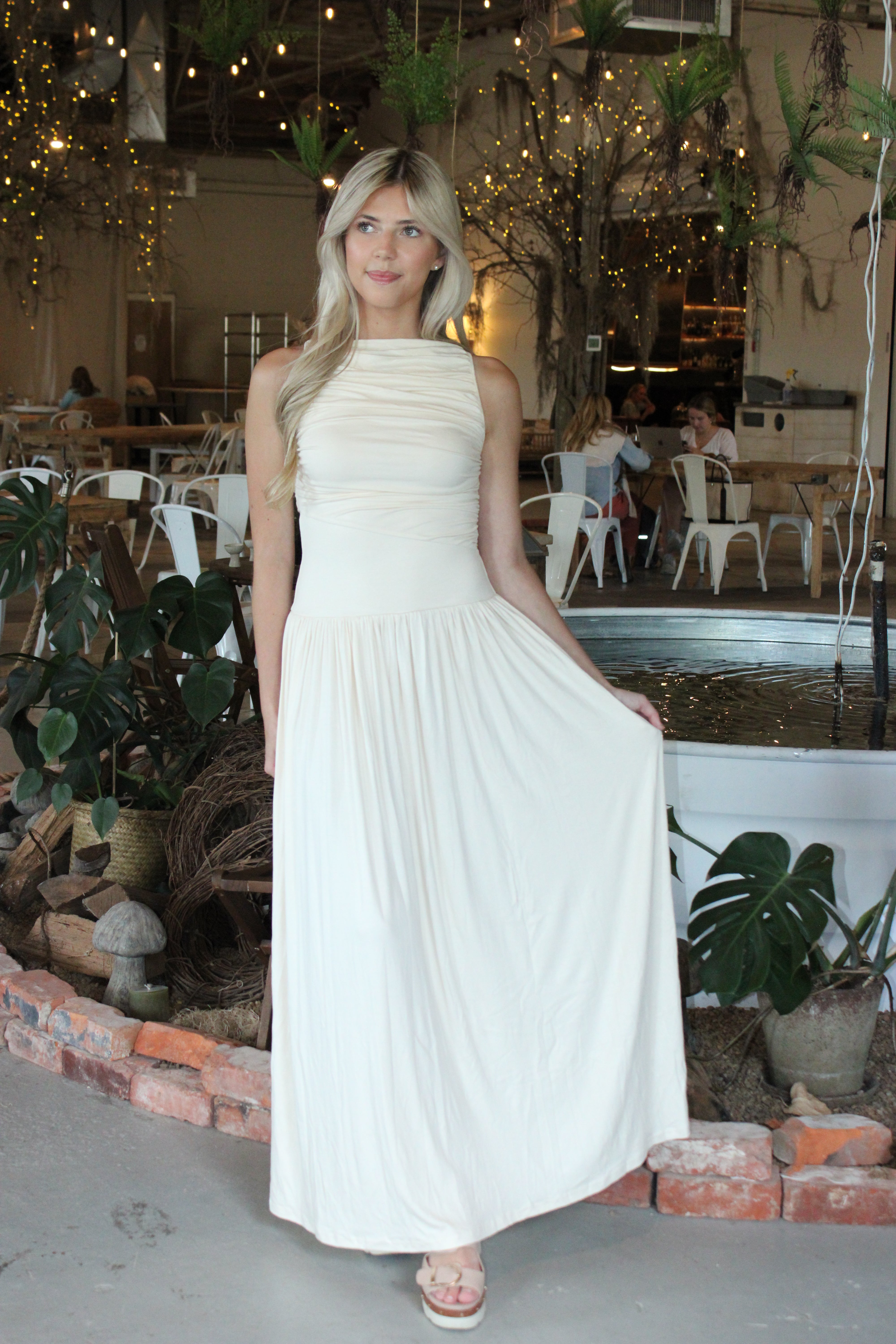 A Love Like Ours Maxi Dress - Cream