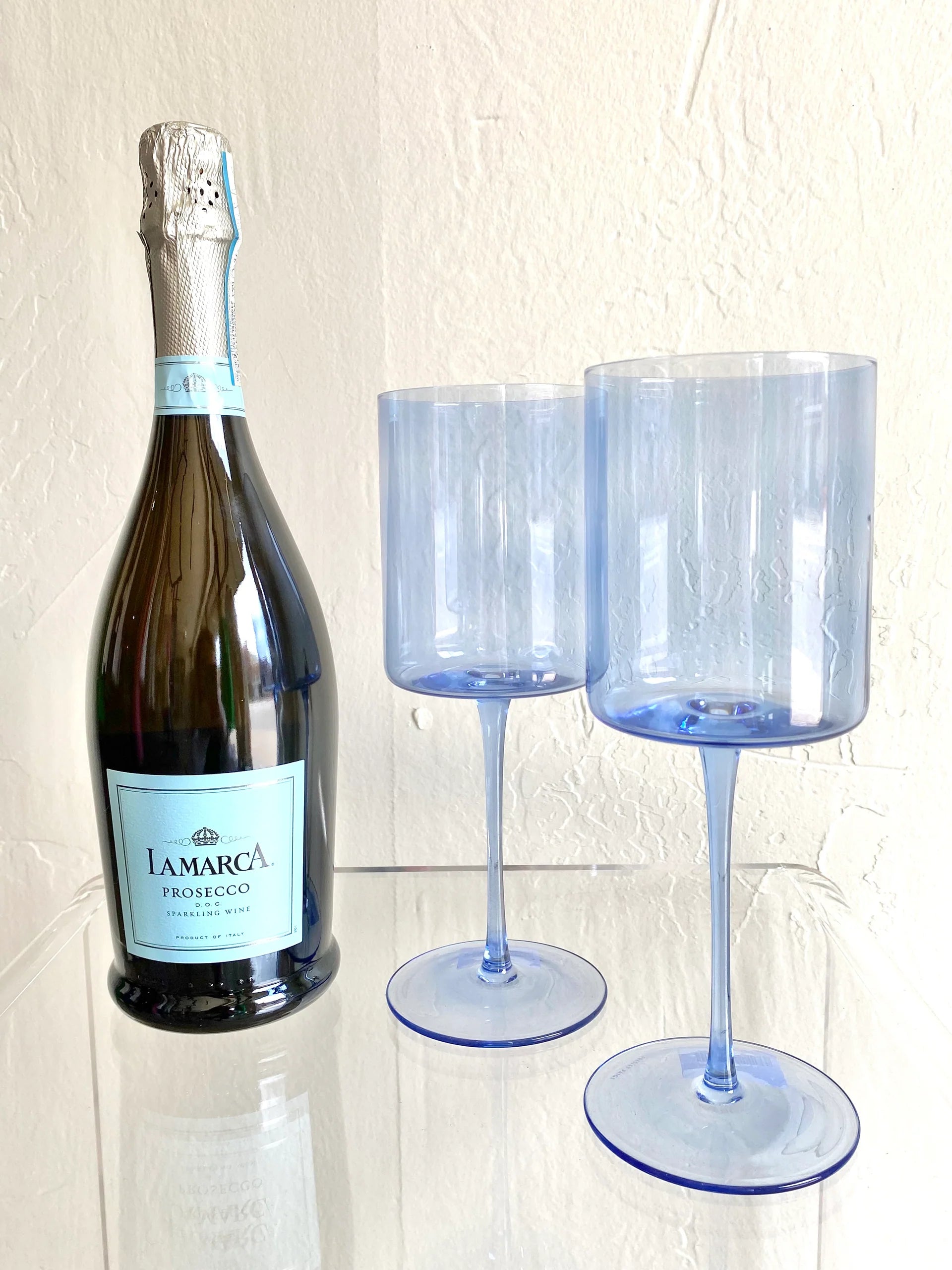 Pheobe Wine Glass - Blue