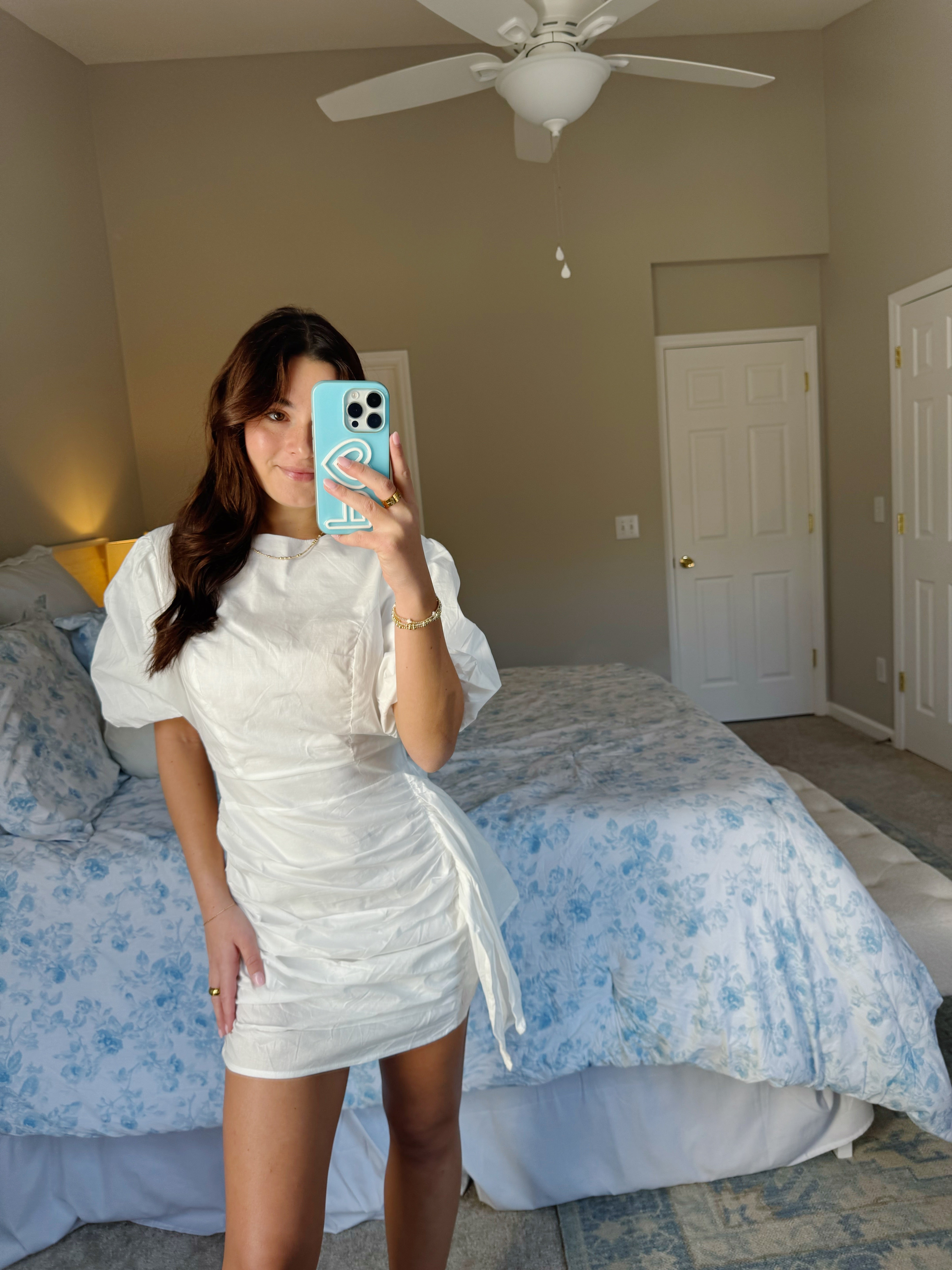 Olivia Mini Dress - Off White