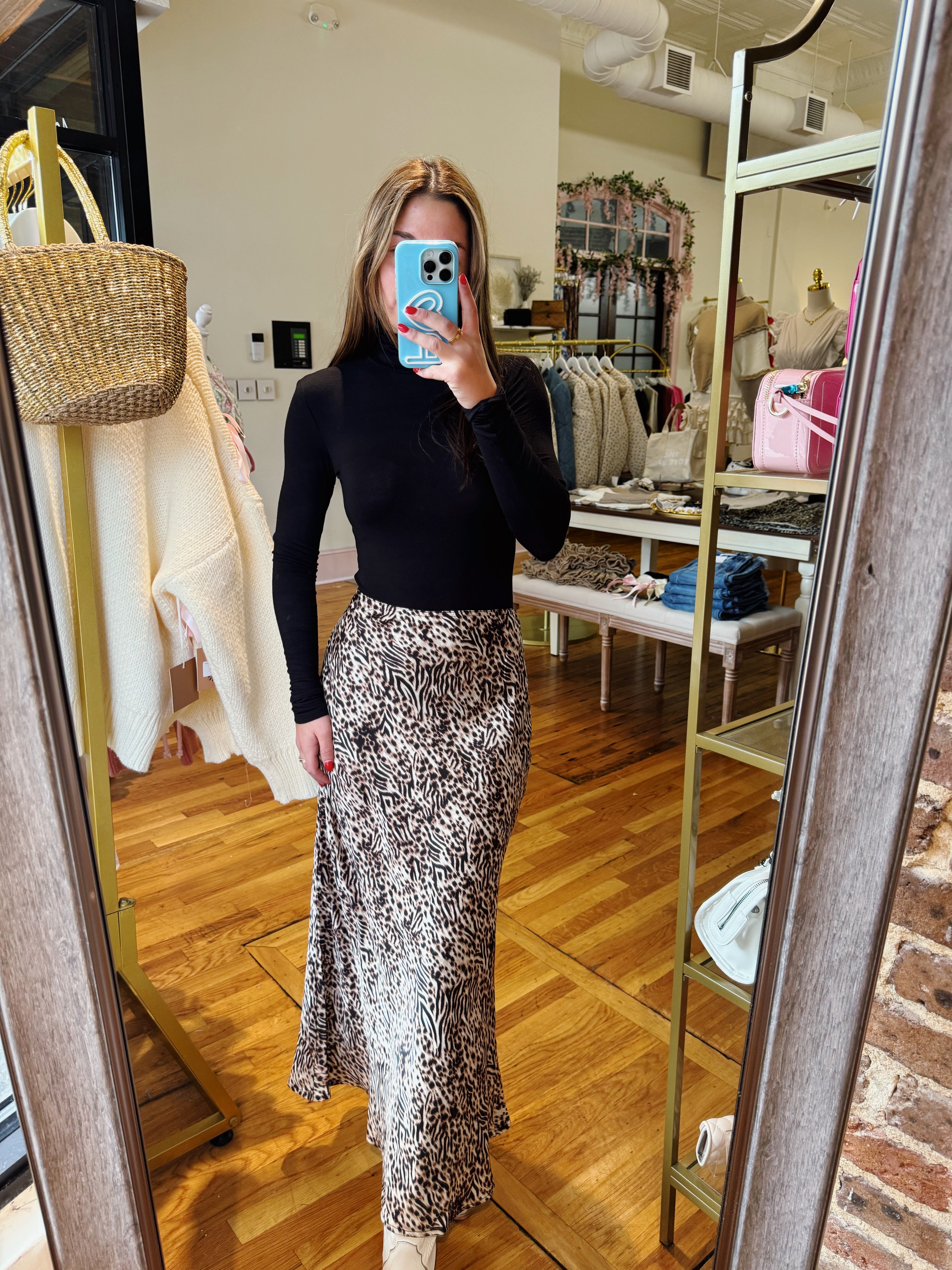 Fierce Live Midi Skirt - Leopard