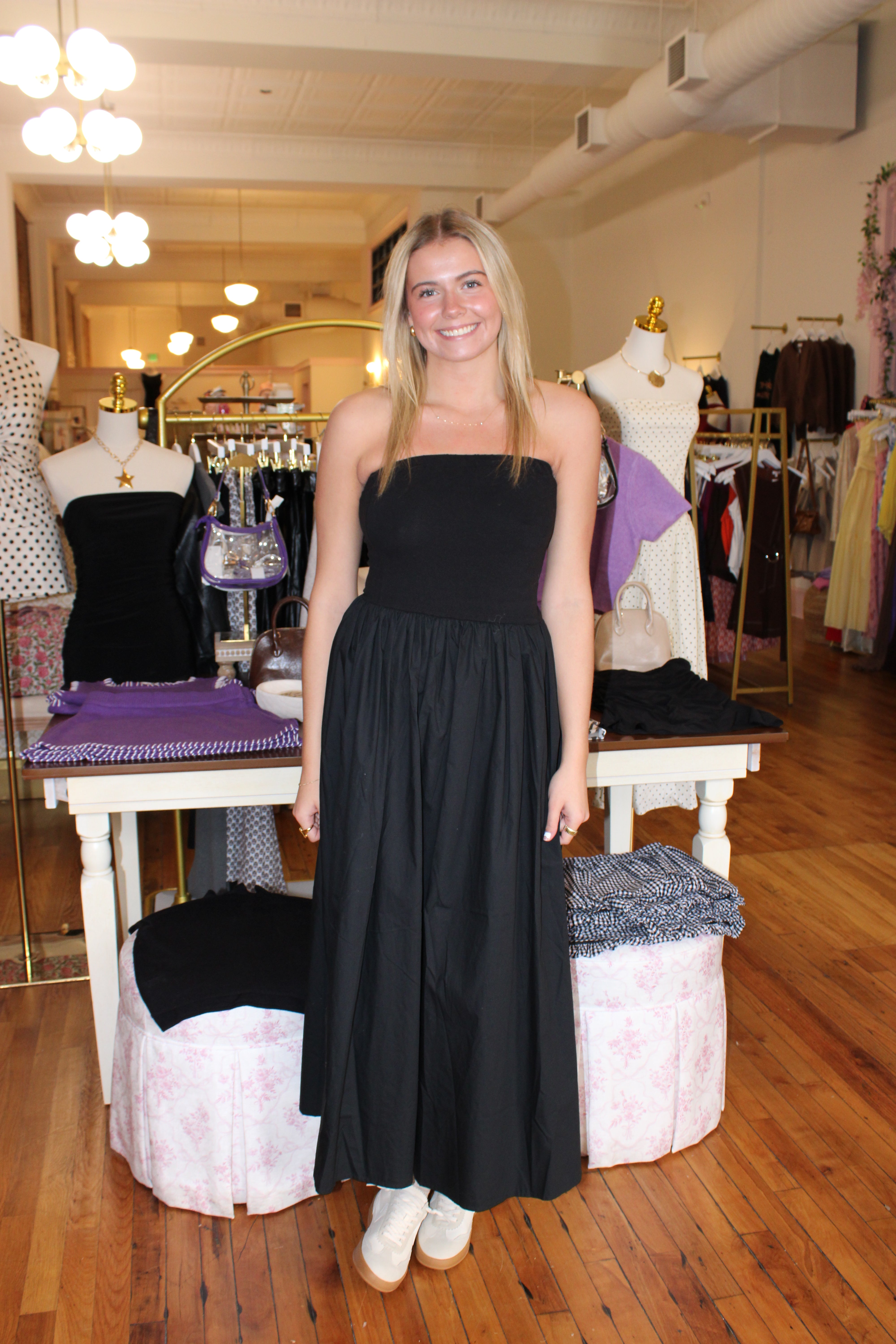 Bailey Midi Dress - Black