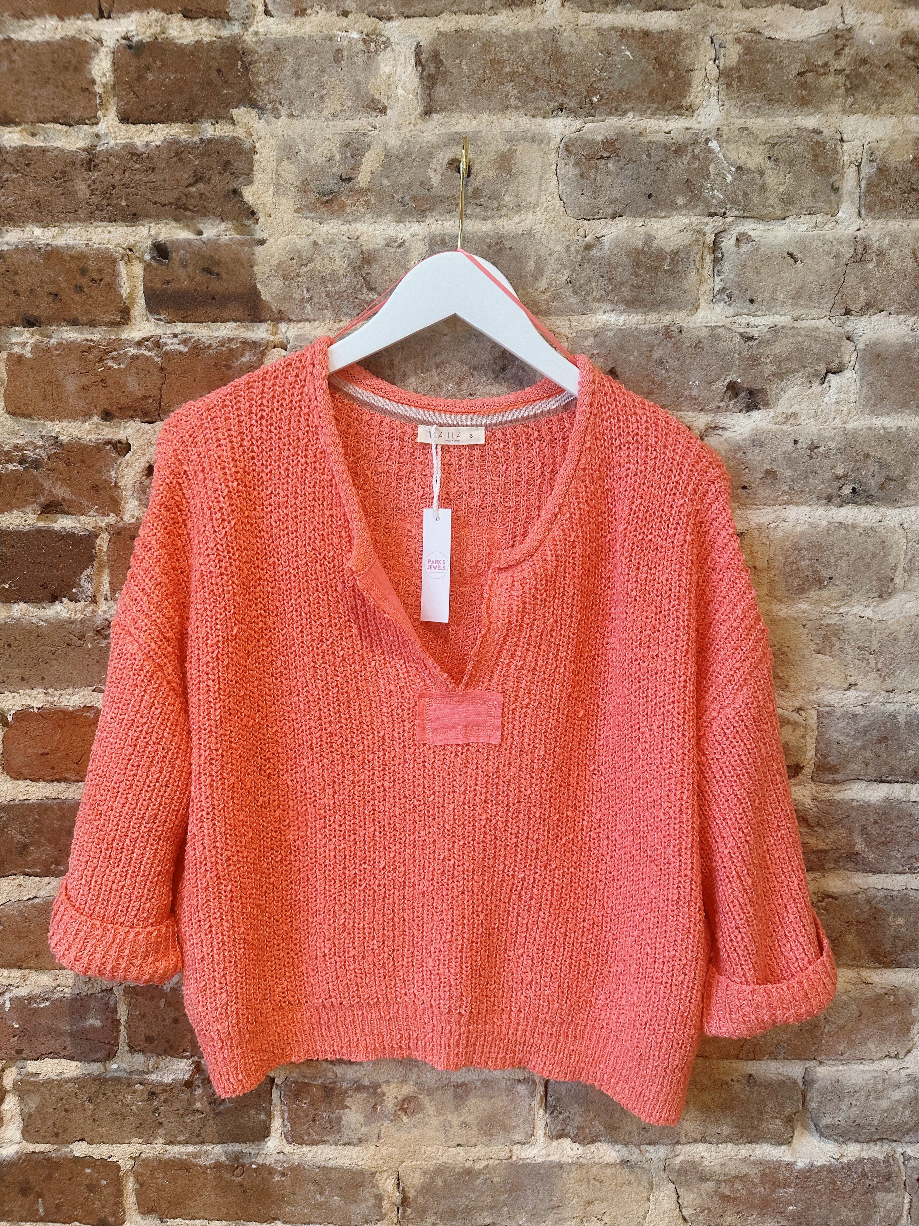 Willow Sweater - Coral
