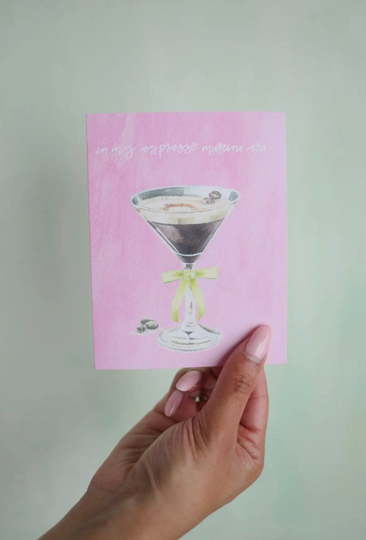 A Tini Bit Older Martini Disco Birthday Greeting Card