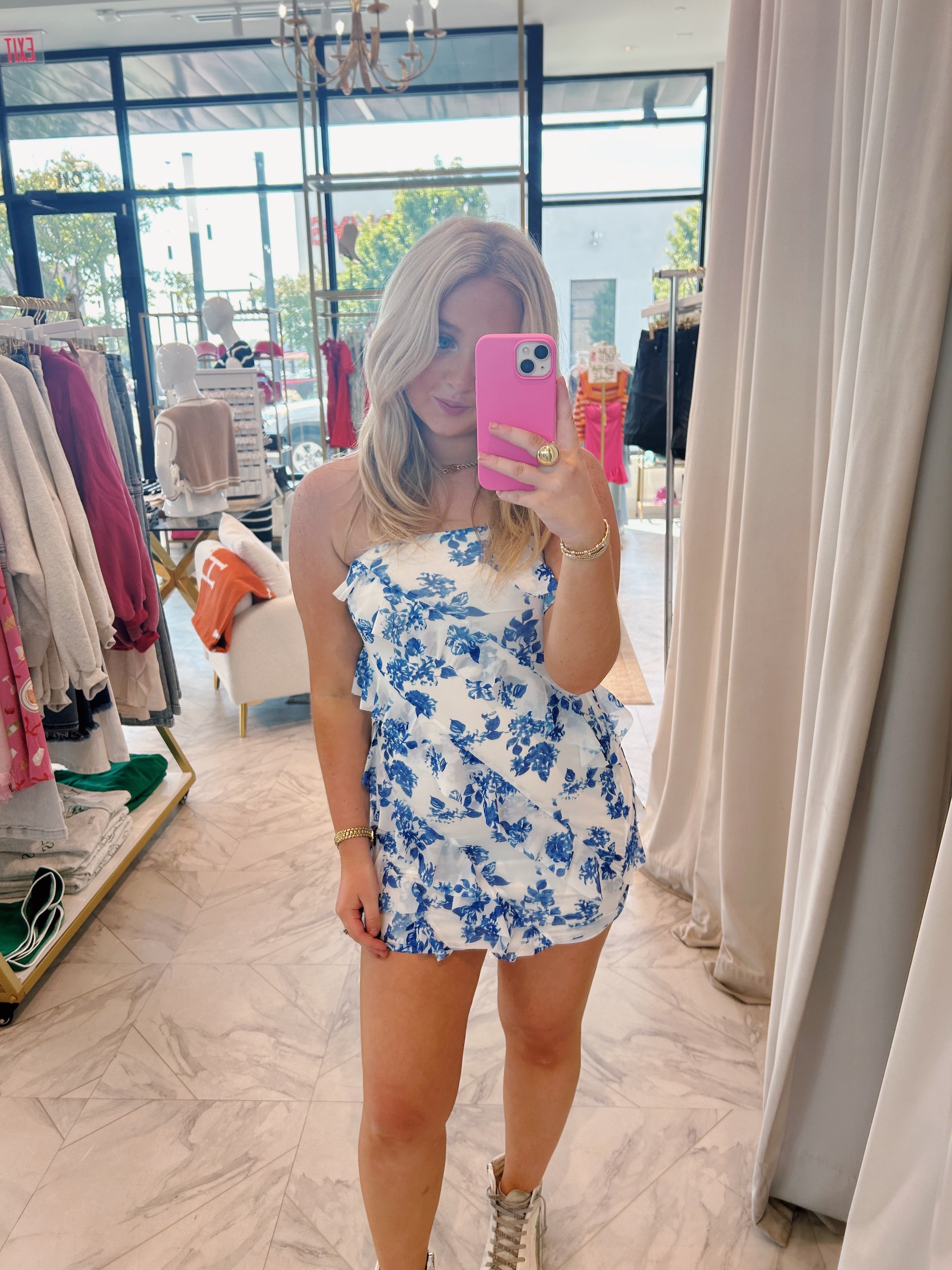 Addy Mini Dress - Blue