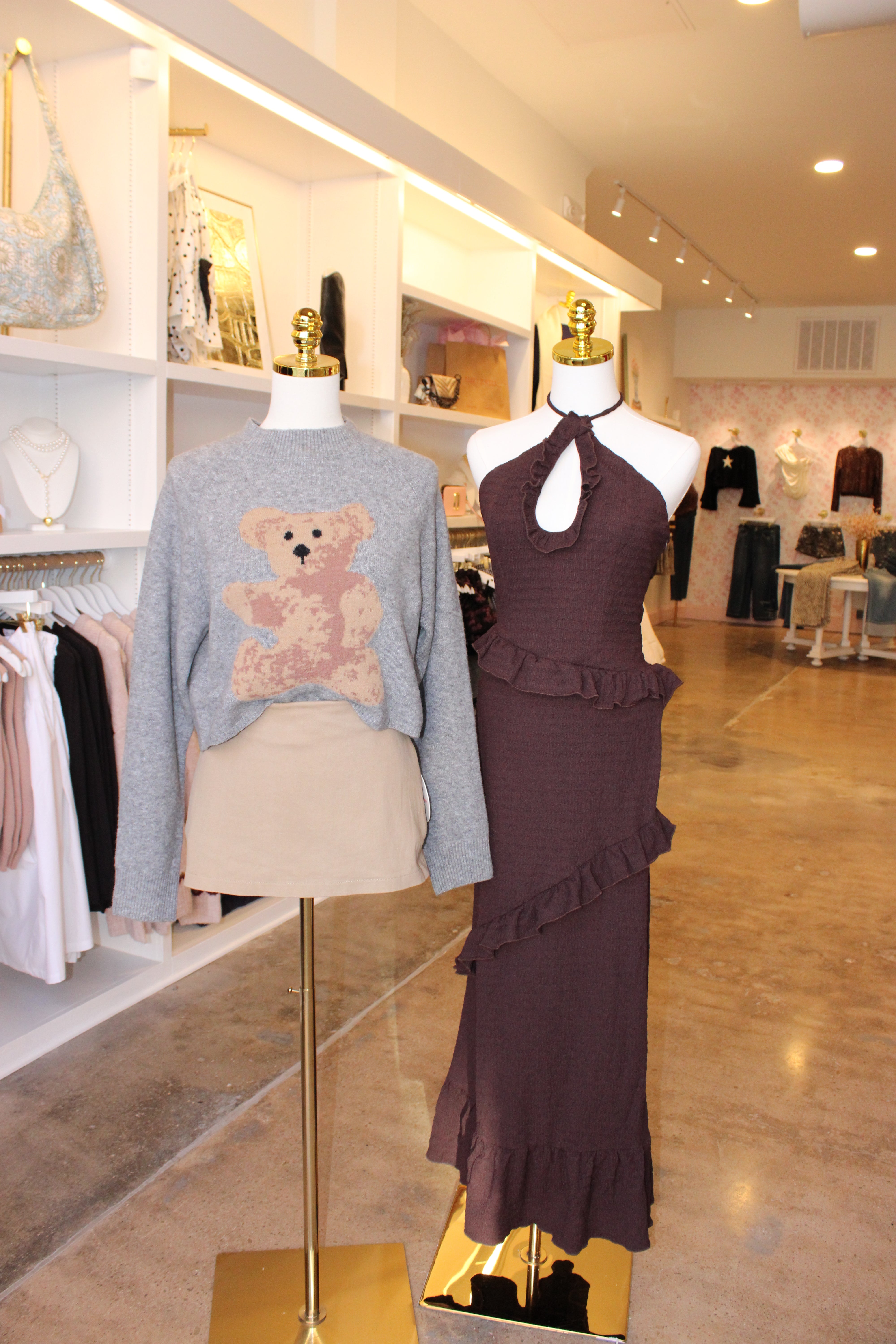 Sweet Caroline Mini Skirt - Tan