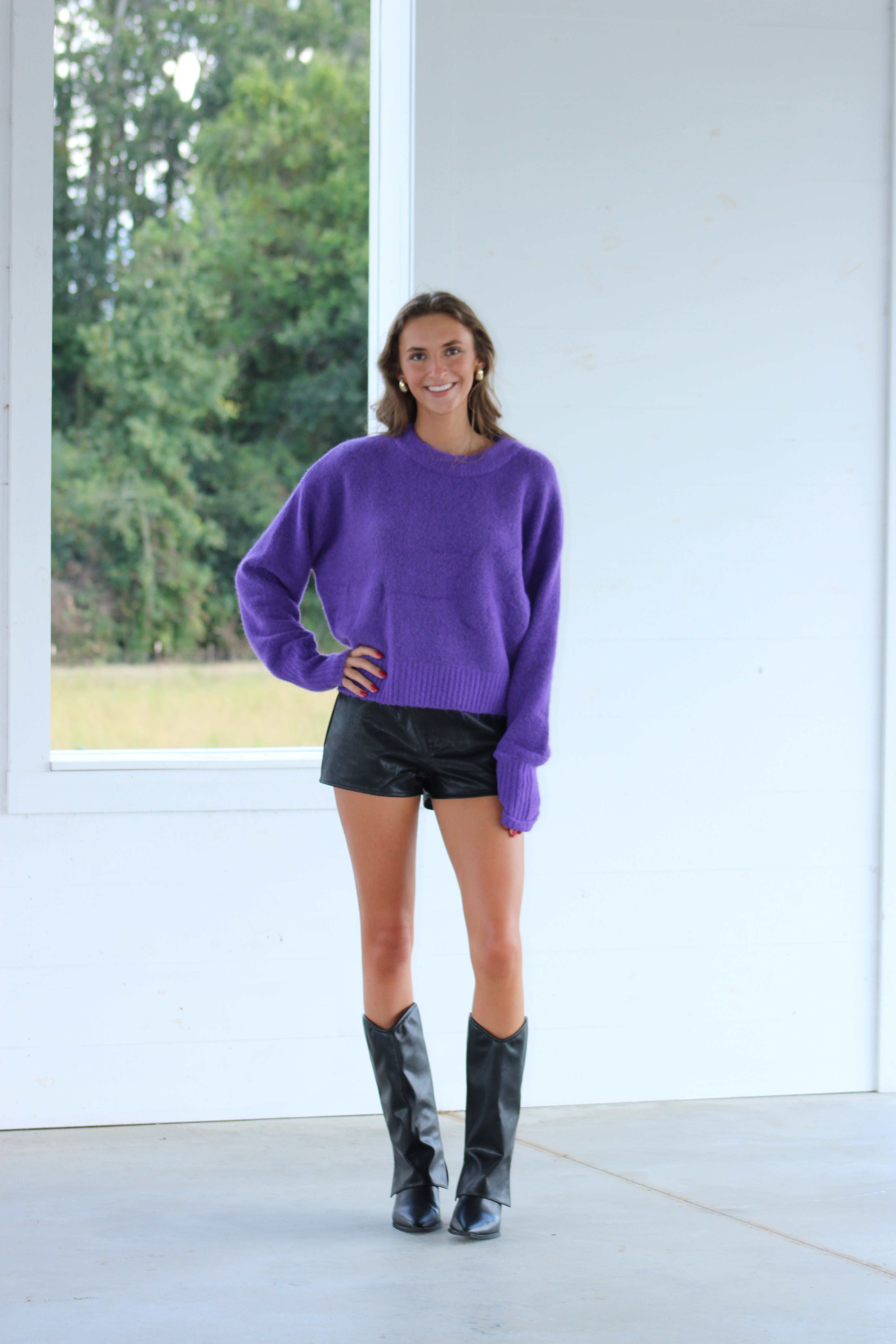 Katherine Sweater - Purple