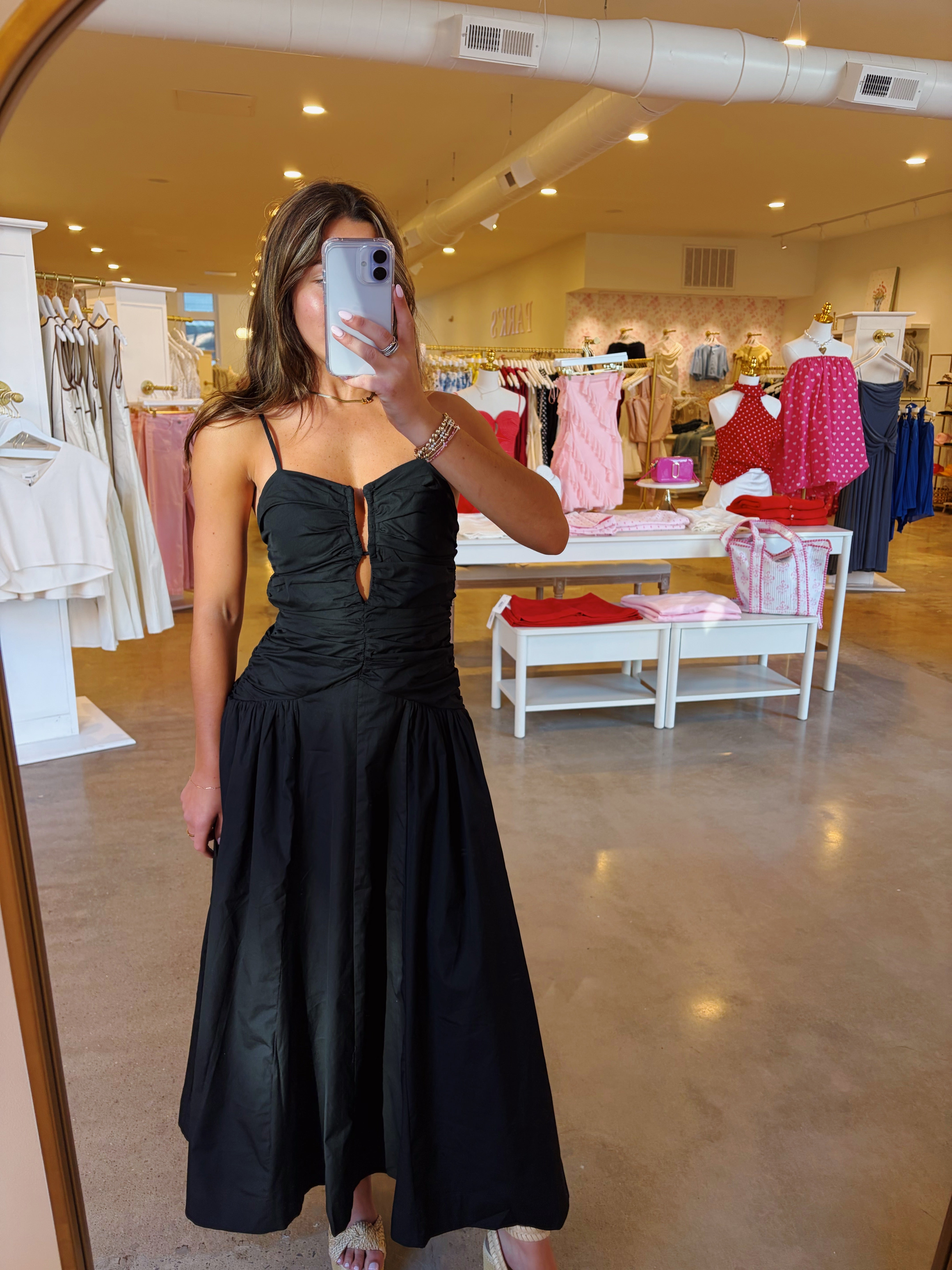 Send My Love Maxi Dress - Black